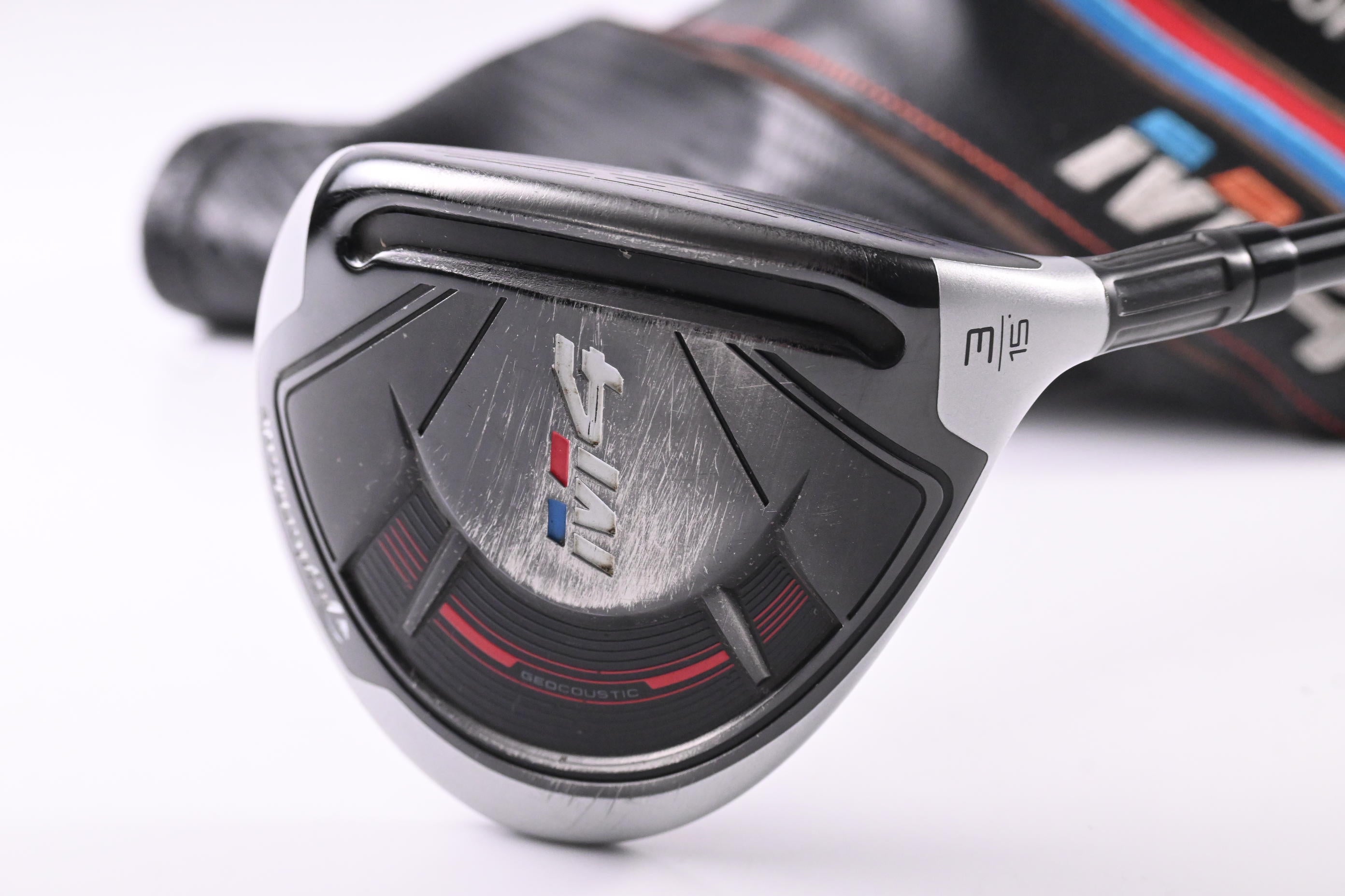 Taylormade M4 #3 Wood / 15 Degree / Stiff Flex Fujikura Atmos Red 6 Shaft
