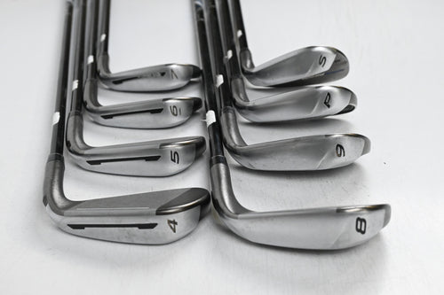 Left Hand Taylormade Speedblade Irons / 4-PW+SW / Regular Flex VeloxT 55 Shafts