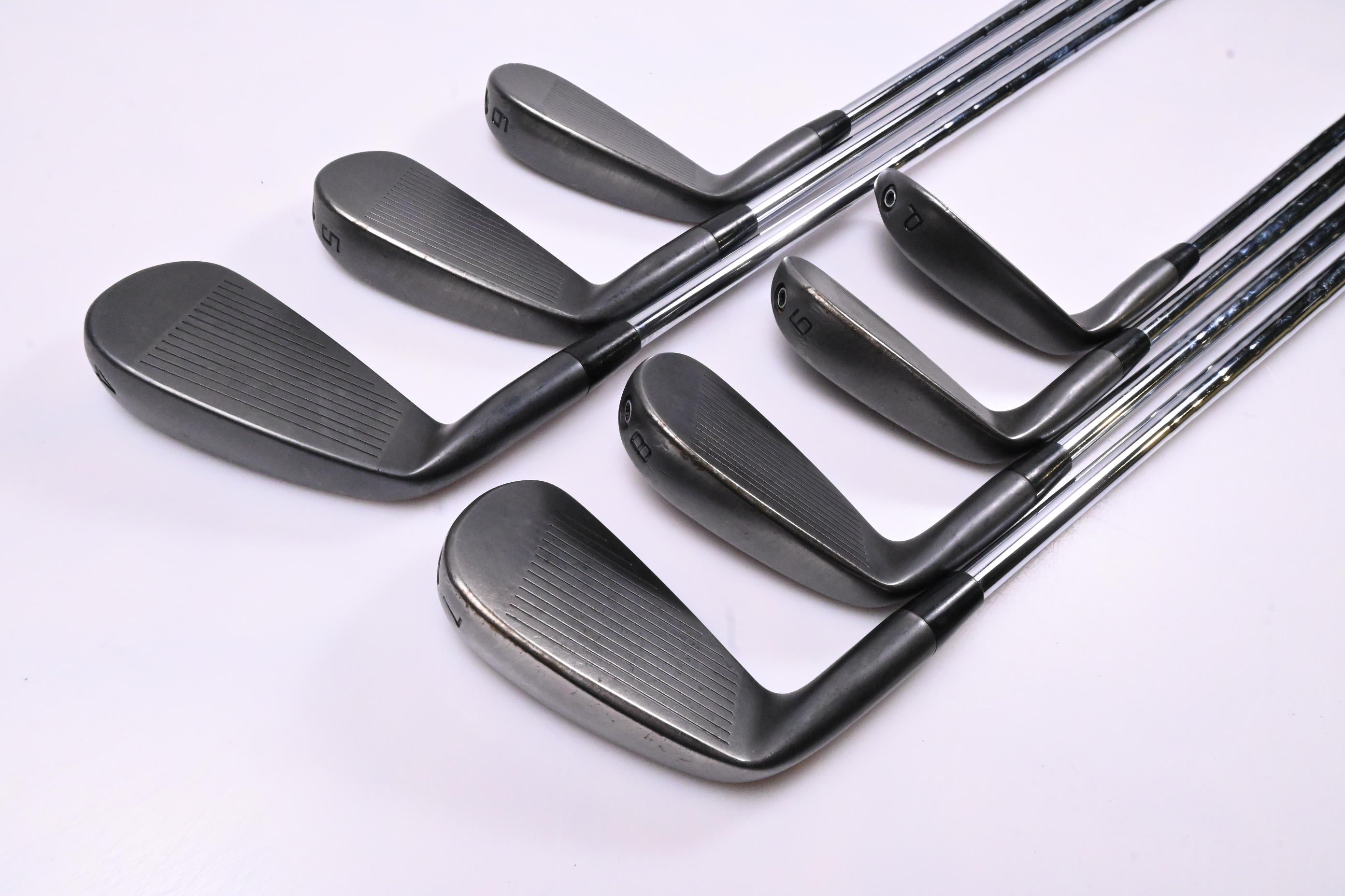 Cobra King Forged Tec 2023 Black Irons / 4-PW / Stiff Flex KBS $-Taper Lite