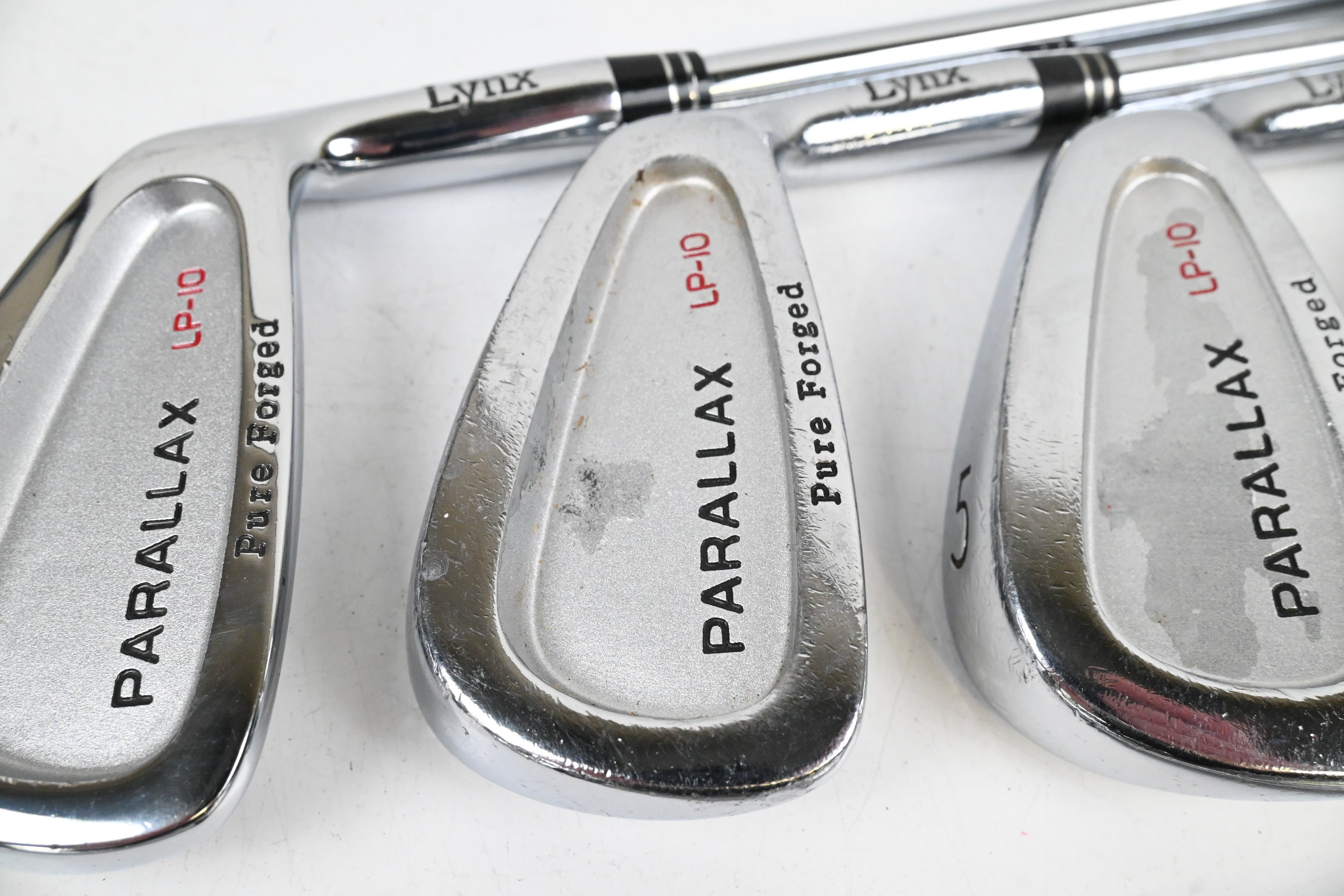 Lynx Parralax Irons / 3-PW+SW / Stiff Flex Dynamic Gold Shafts