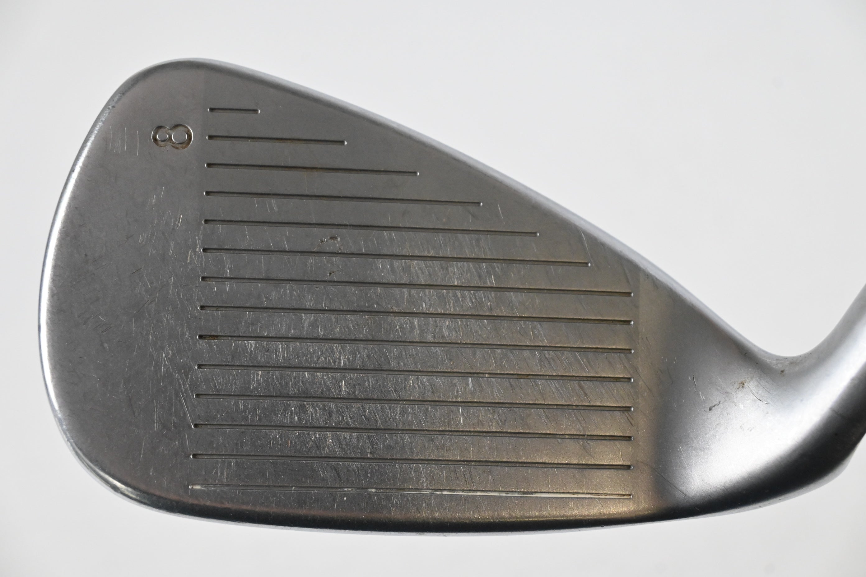 Ping G400 #8 Iron / White Dot / Regular Flex Ping CFS Distance Steel Shaft