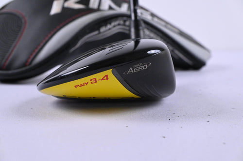 Cobra King F9 #3-4 Wood / 14.5 Degree / Stiff Flex Fujikura Atmos Blue 7 Shaft