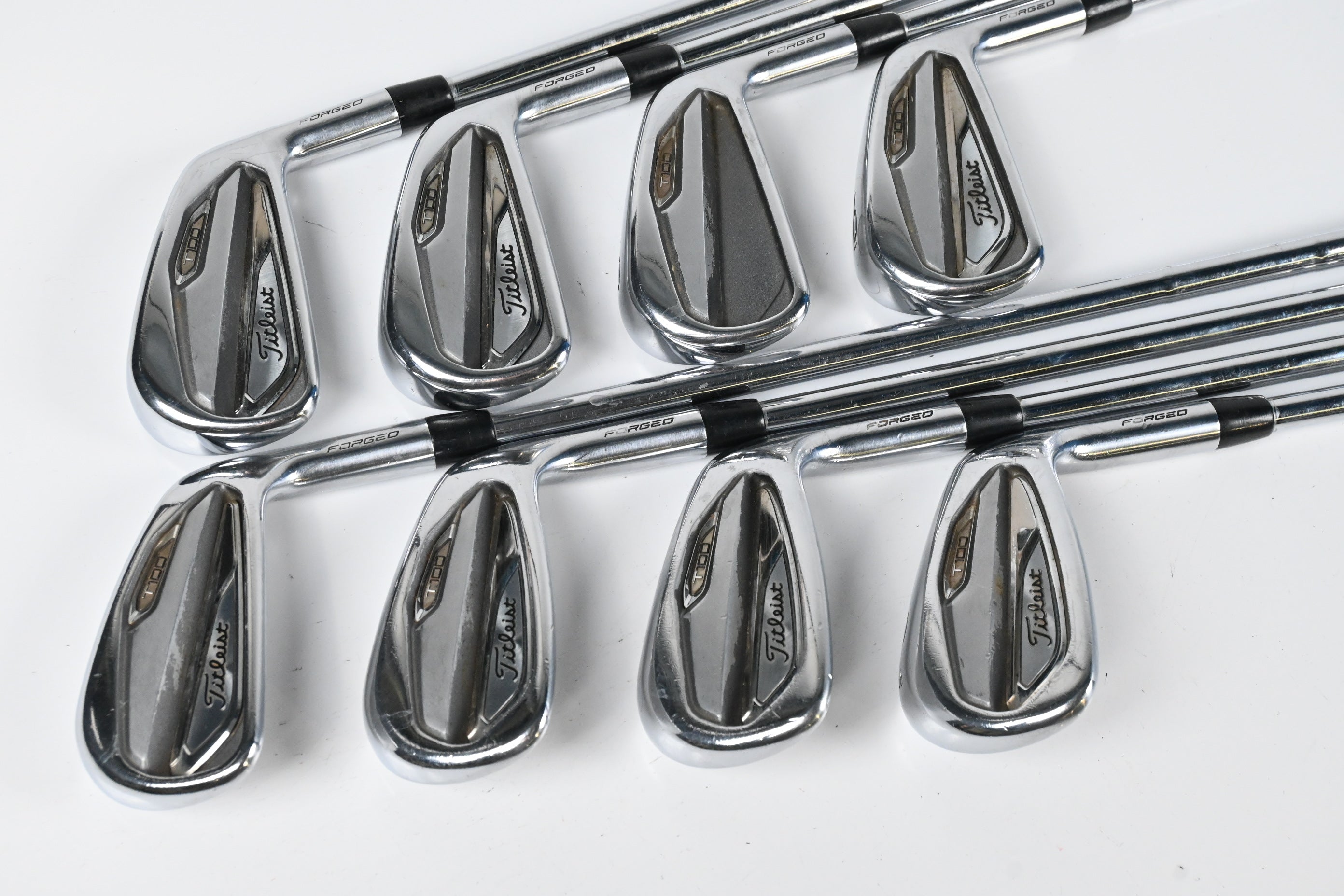 Titleist T100 2019 Irons / 3-PW / Stiff Flex AMT S300 Tour White Shafts