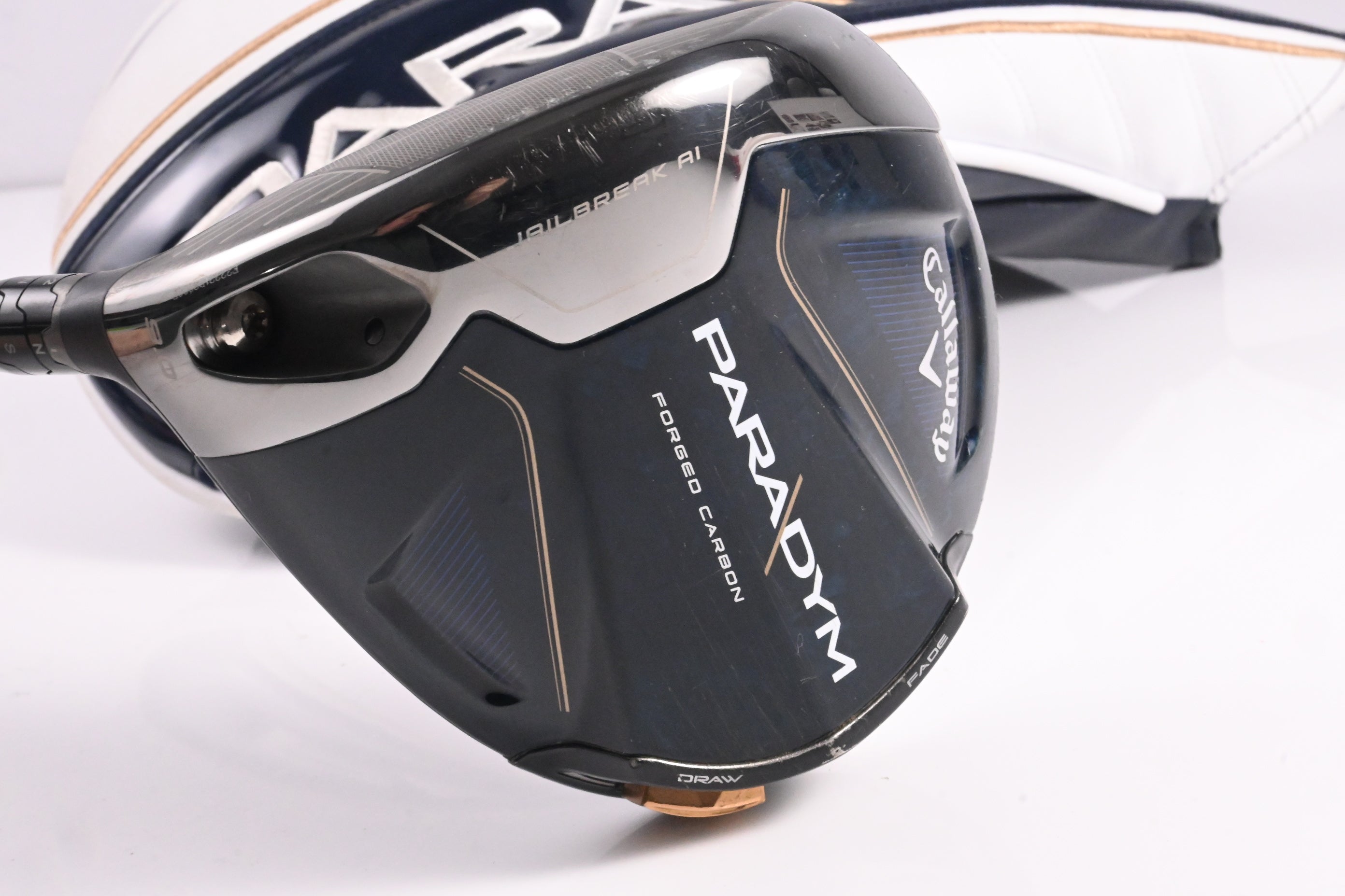 Left Hand Callaway Paradym Driver / 9 Degree / Stiff Flex HZRDUS Smoke Green RDX