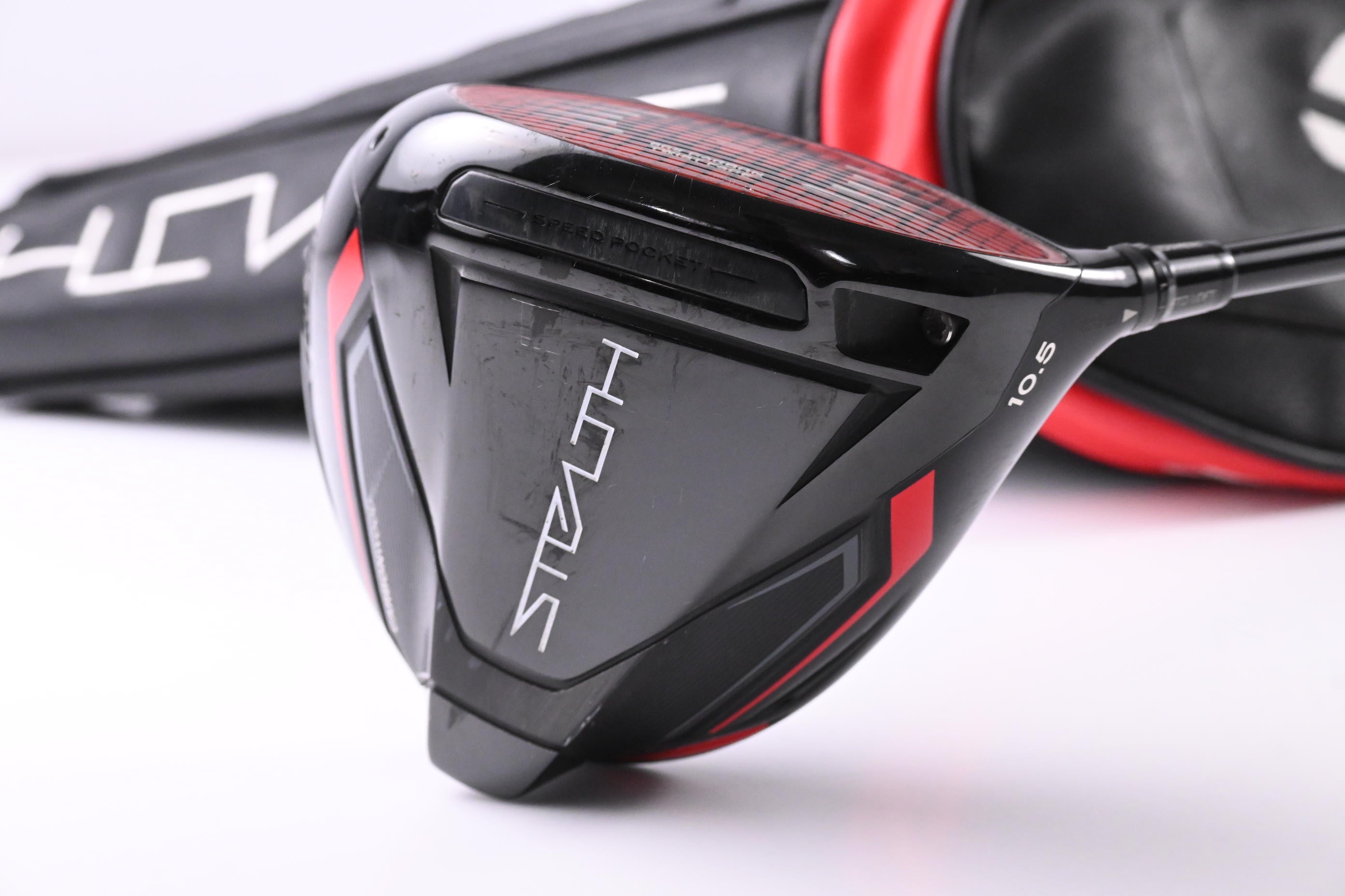 Taylormade Stealth Driver / 10.5 Degree / Stiff Flex HZRDUS Smoke Blue RDX 70