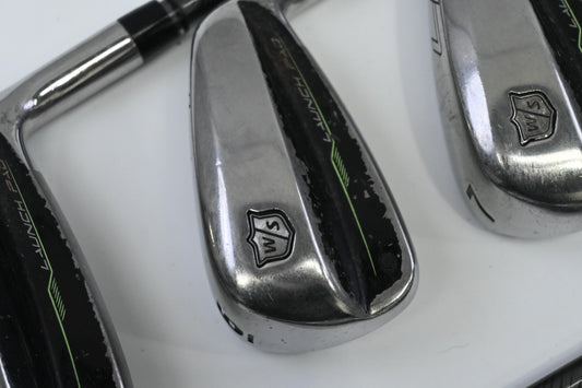 Wilson Launch Pad 2022 Irons / 5-PW+GW+SW / Regular Flex Evenflow 65 Shafts