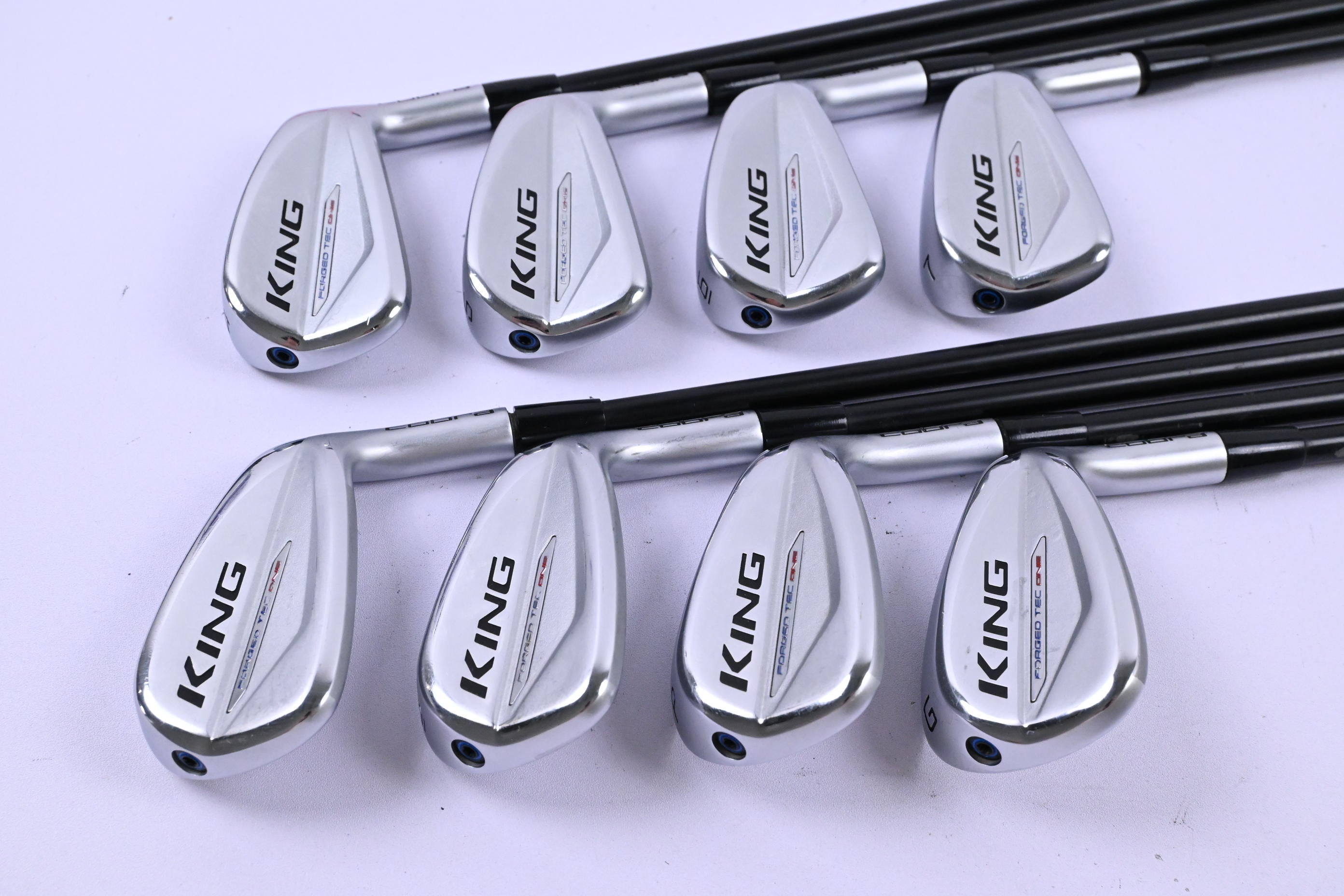 Cobra King Forged Tec 2020 Irons / 5-PW+GW / Stiff Flex Catalyst 80 Shafts