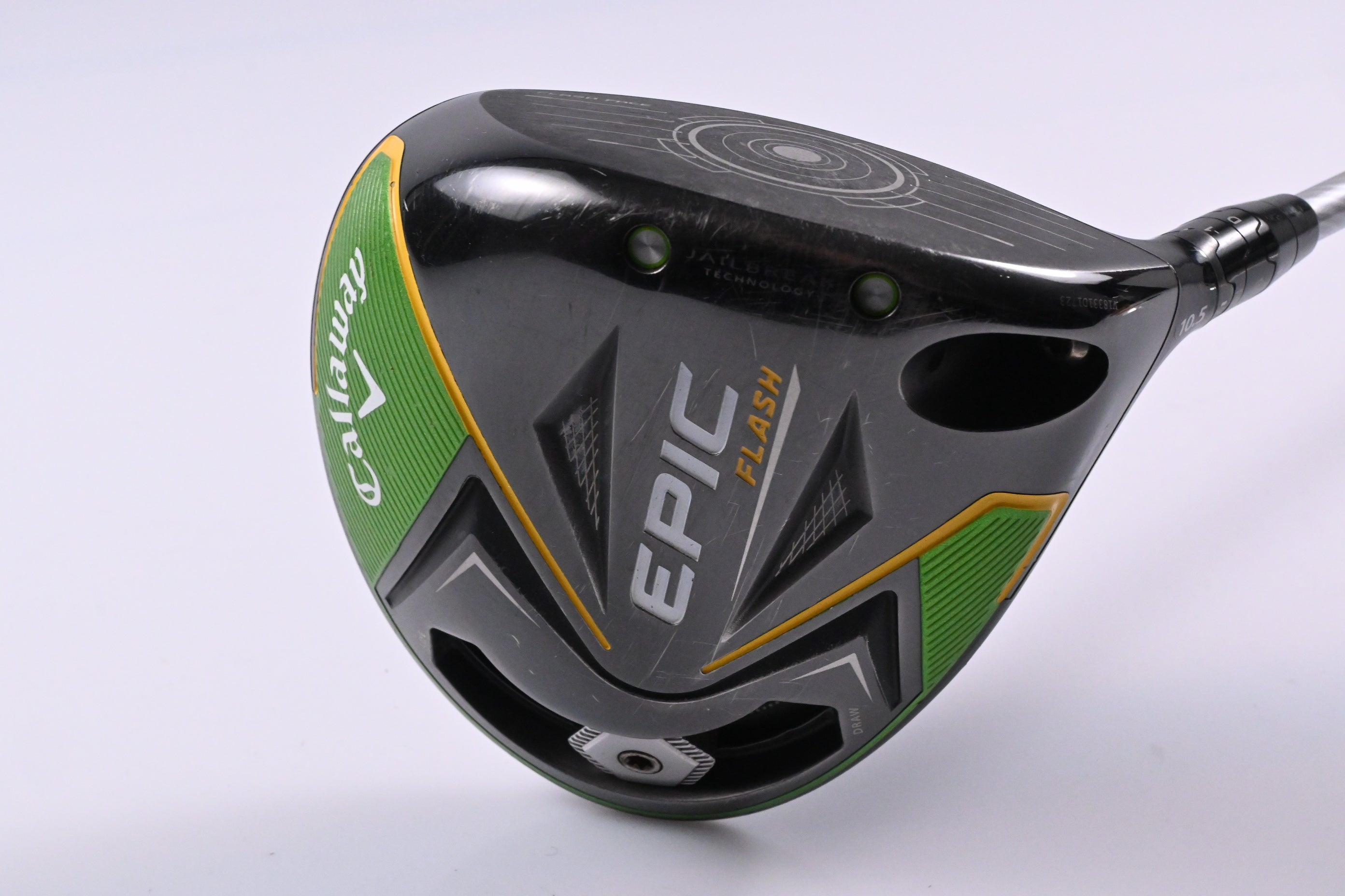 Callaway Epic Flash Driver / 10.5 Degree / Regular Flex EvenFlow Green 45 Shaft