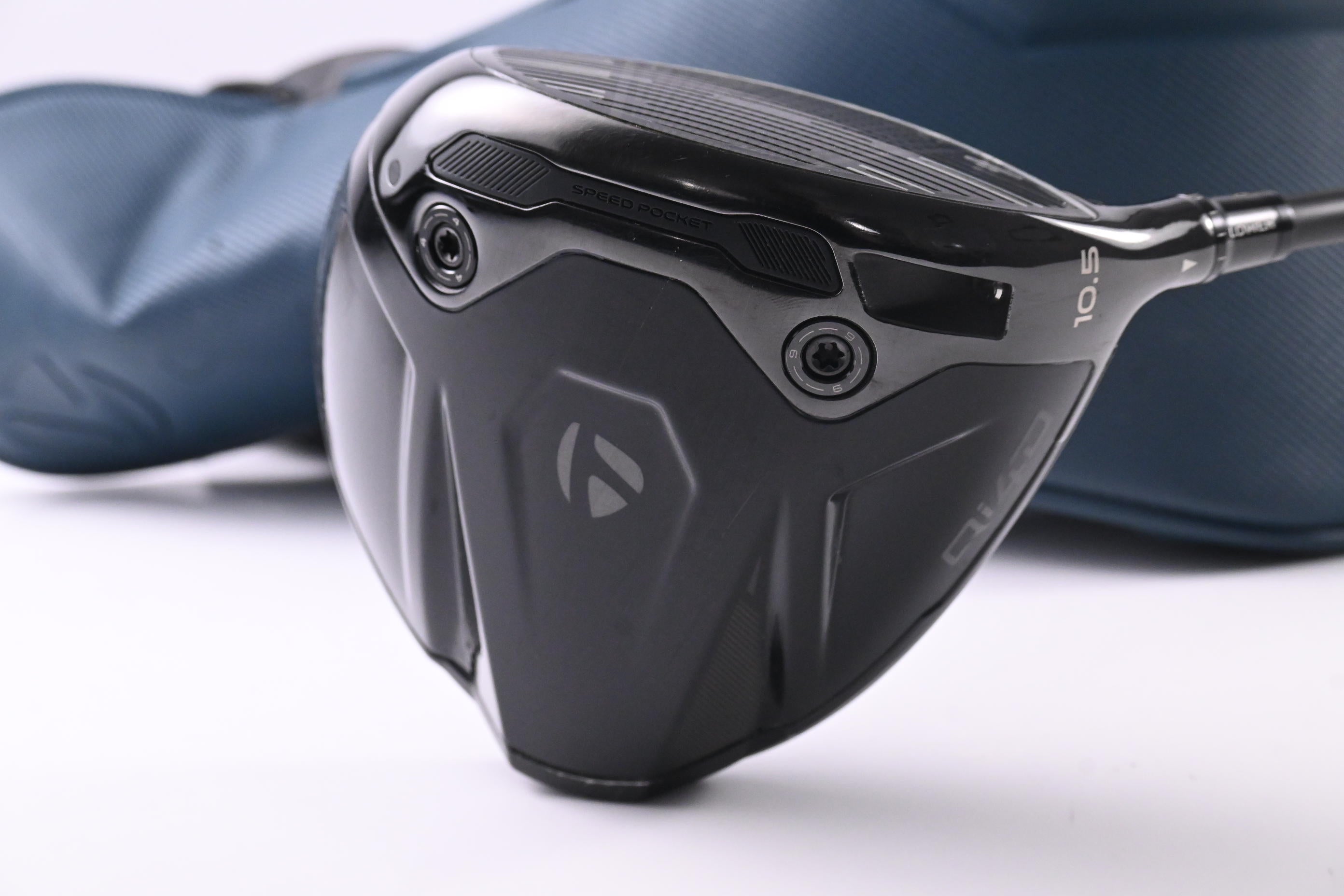 Taylormade Qi4D Max Shadowfall Driver / 10.5 Degree / Regular Flex Reax Blue 50 Shaft