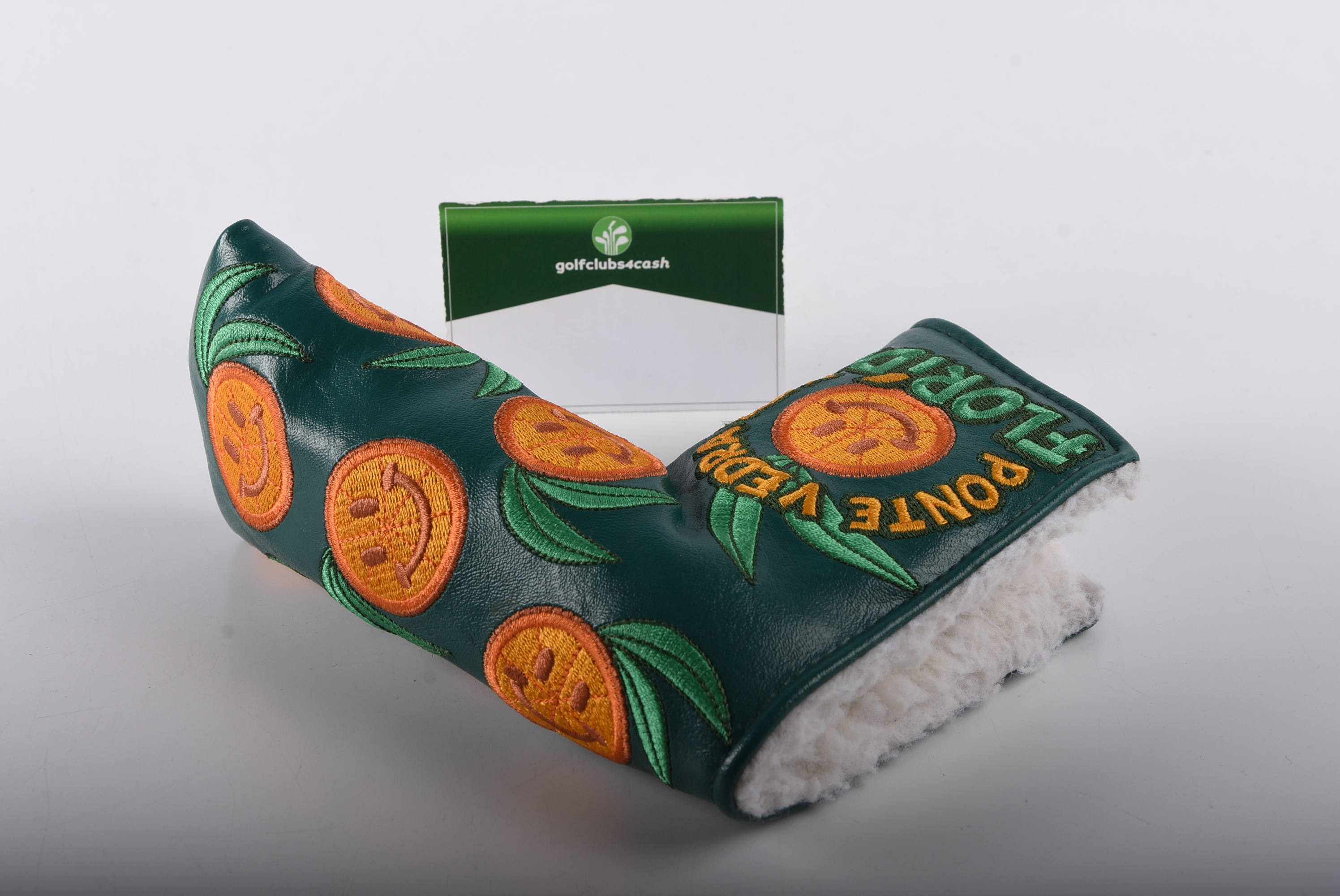Scotty Cameron 2014 Web.com Dancing Orange Slices Putter Cover / Blade / Green