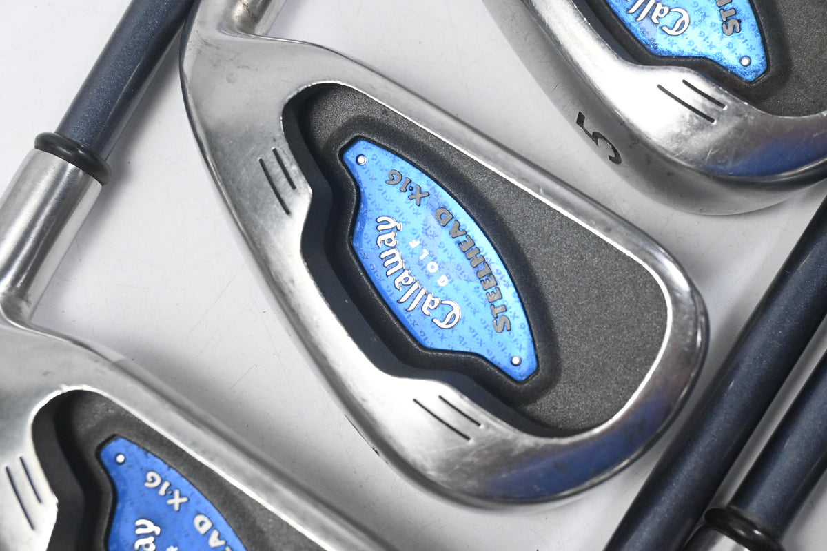 Callaway X-16 Irons / 3-PW+SW / Regular Flex System CW75 Shafts