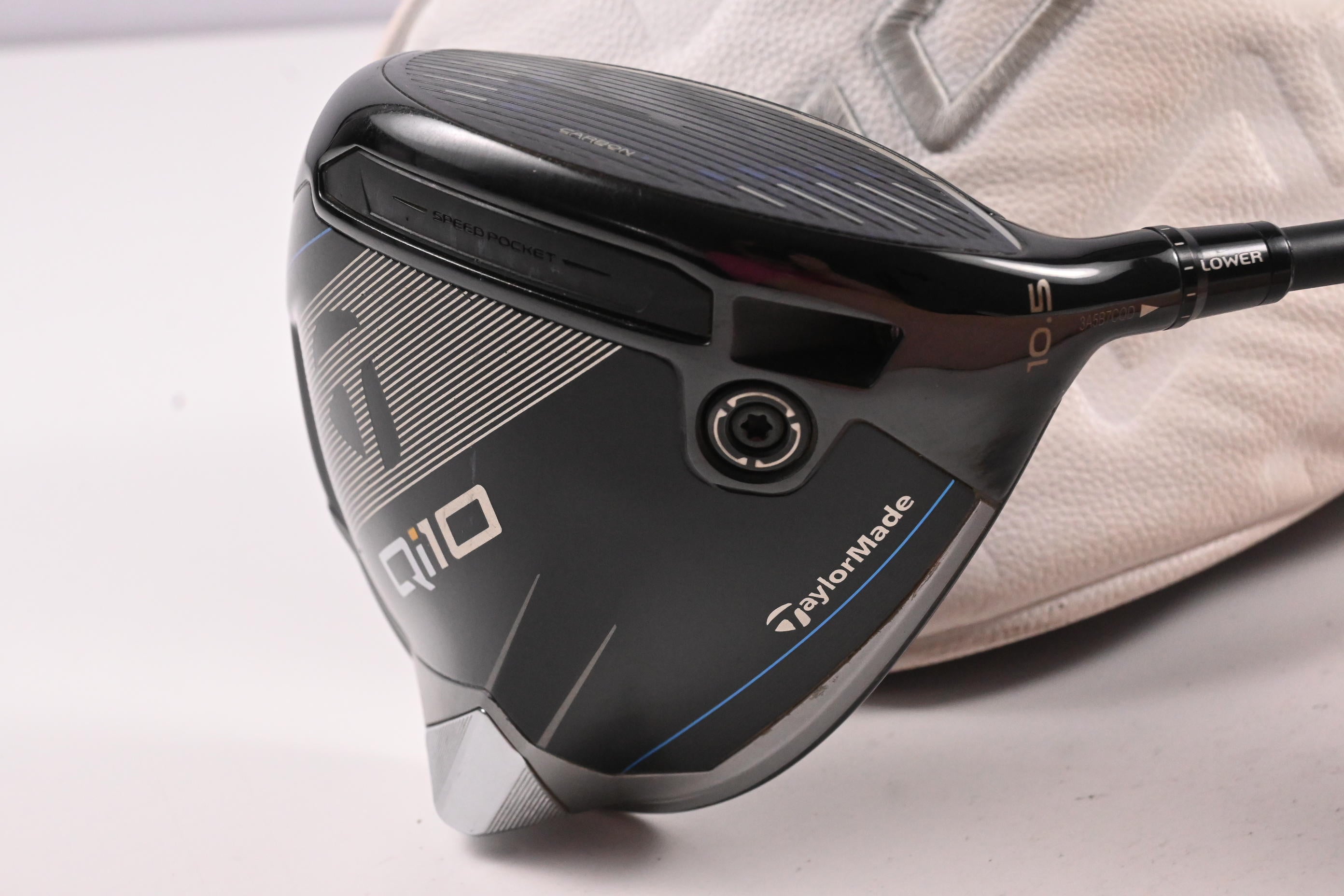 Taylormade Qi10 Driver / 10.5 Degree / Stiff Flex Tensei AV Raw Blue 65 Shaft