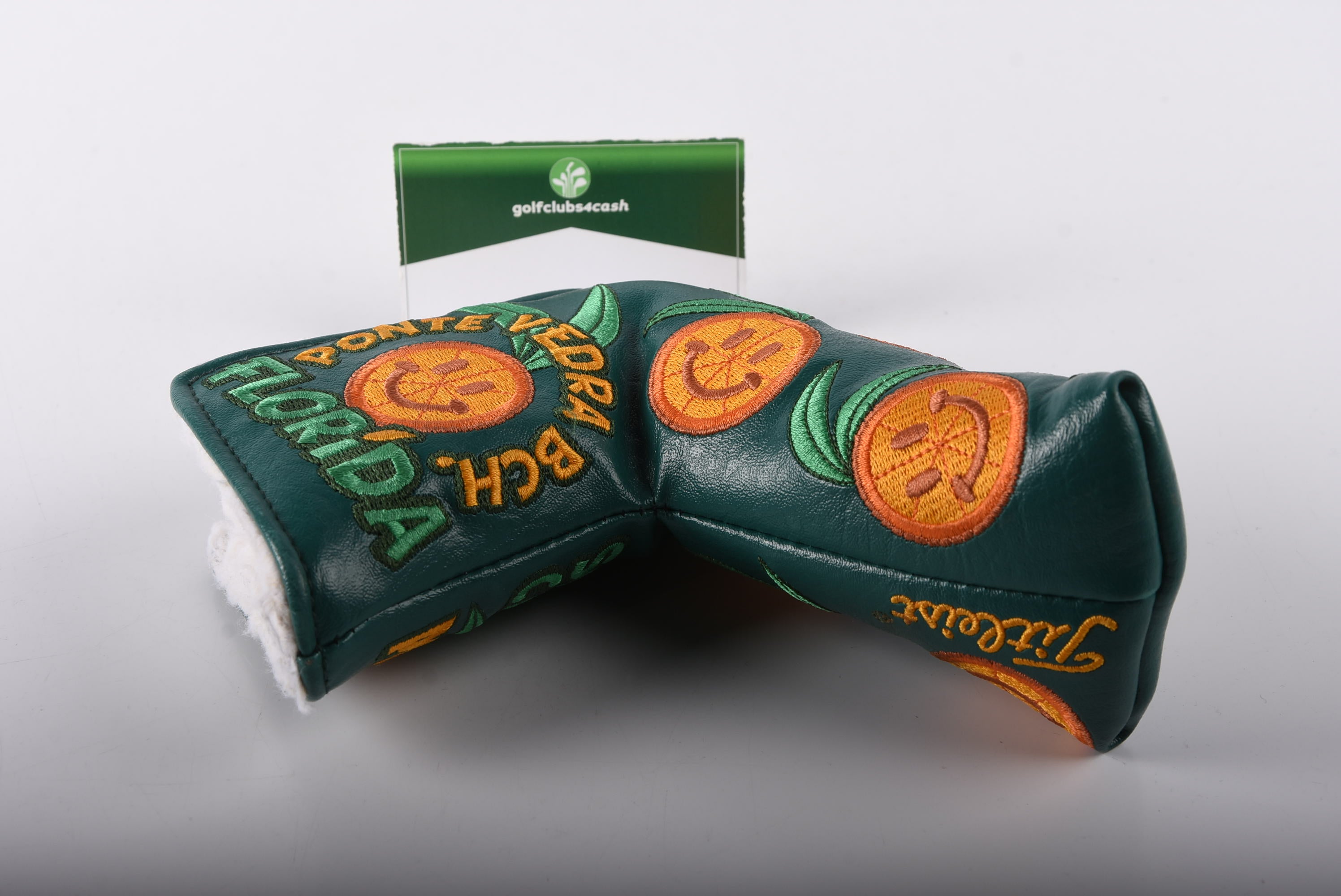 Scotty Cameron 2014 Web.com Dancing Orange Slices Putter Cover / Blade / Green