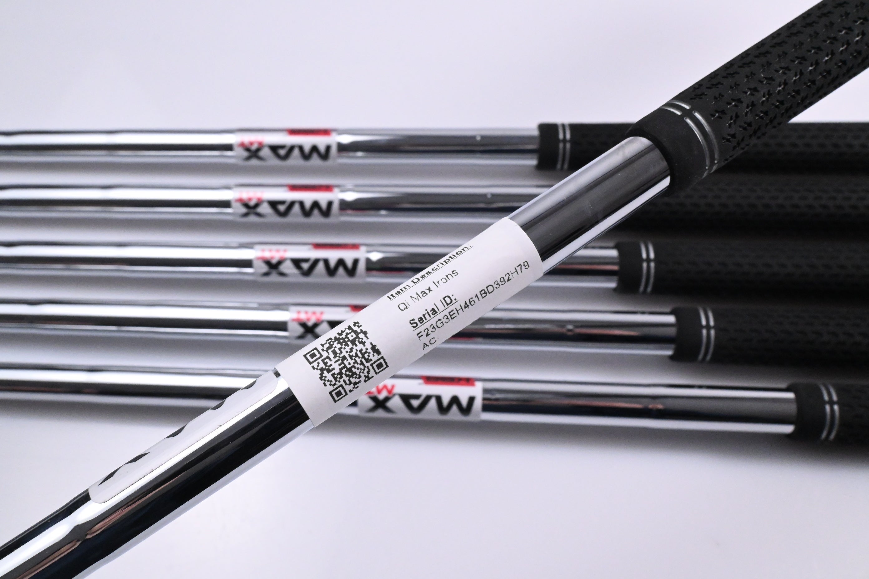 Taylormade Qi Max Irons / 5-PW / Stiff Flex KBS Max MT 85 Shafts