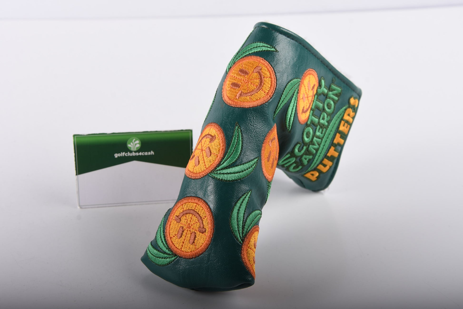 Scotty Cameron 2014 Web.com Dancing Orange Slices Putter Cover / Blade / Green