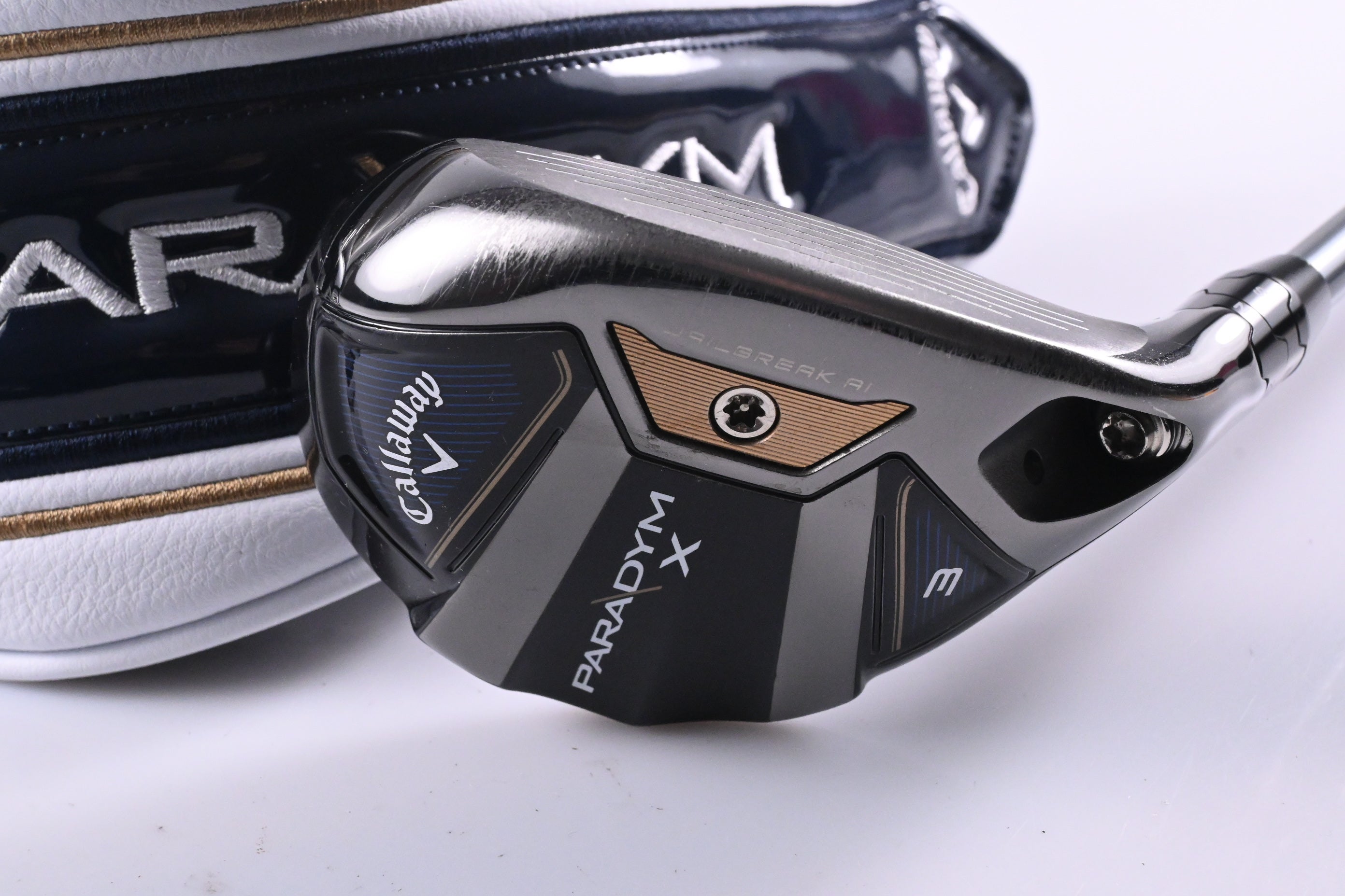 Callaway Paradym X #3 Hybrid / 18 Degree / Regular Flex HZRDUS Silver 65 Shaft