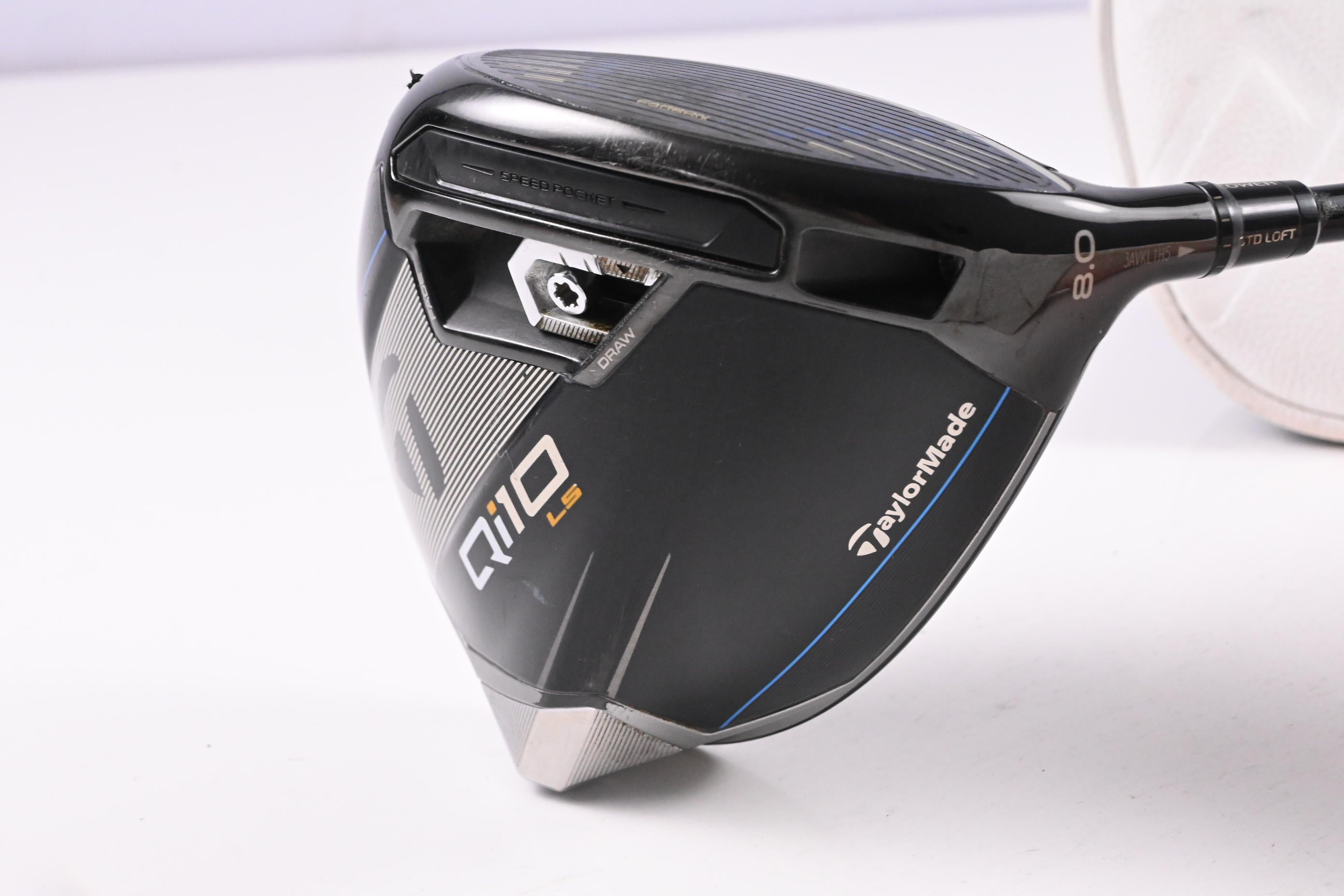Taylormade Qi10 LS Driver / 8 Degree / X-Flex HZRDUS Smoke Black RDX 80 Shaft