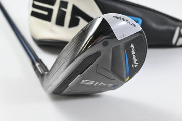 Left Hand Taylormade SIM2 Max #3 Hybrid / 19 Degree / Regular Flex Ventus Blue