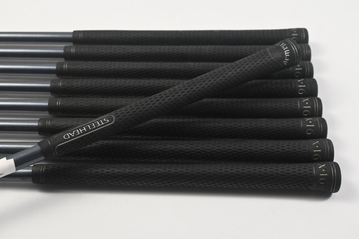 Callaway X-16 Irons / 3-PW+SW / Regular Flex System CW75 Shafts