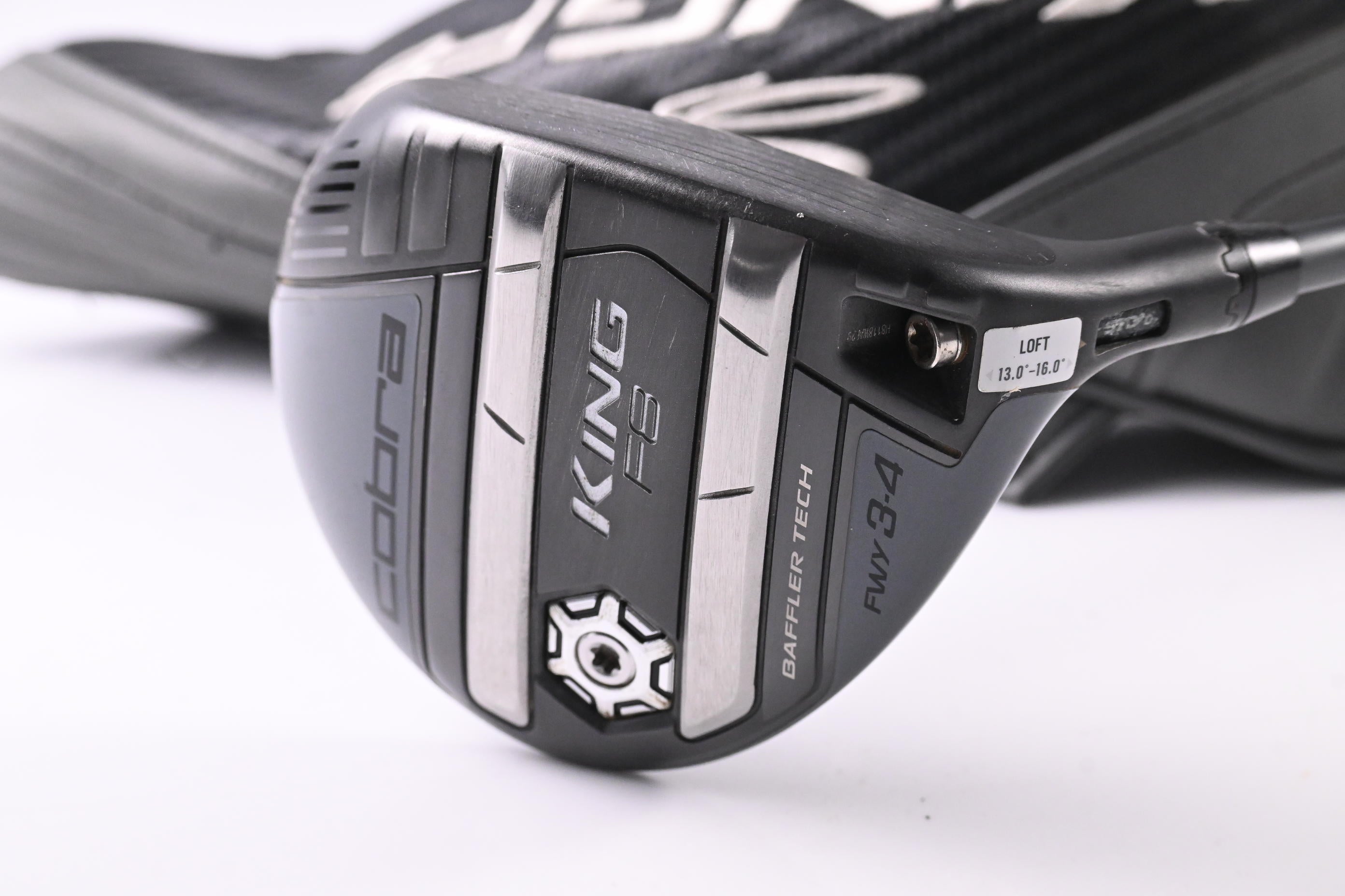 Cobra King F8 #3 Wood / 13-16 Degree / Regular Flex HZRDUS iM10 Smoke 60 Shaft