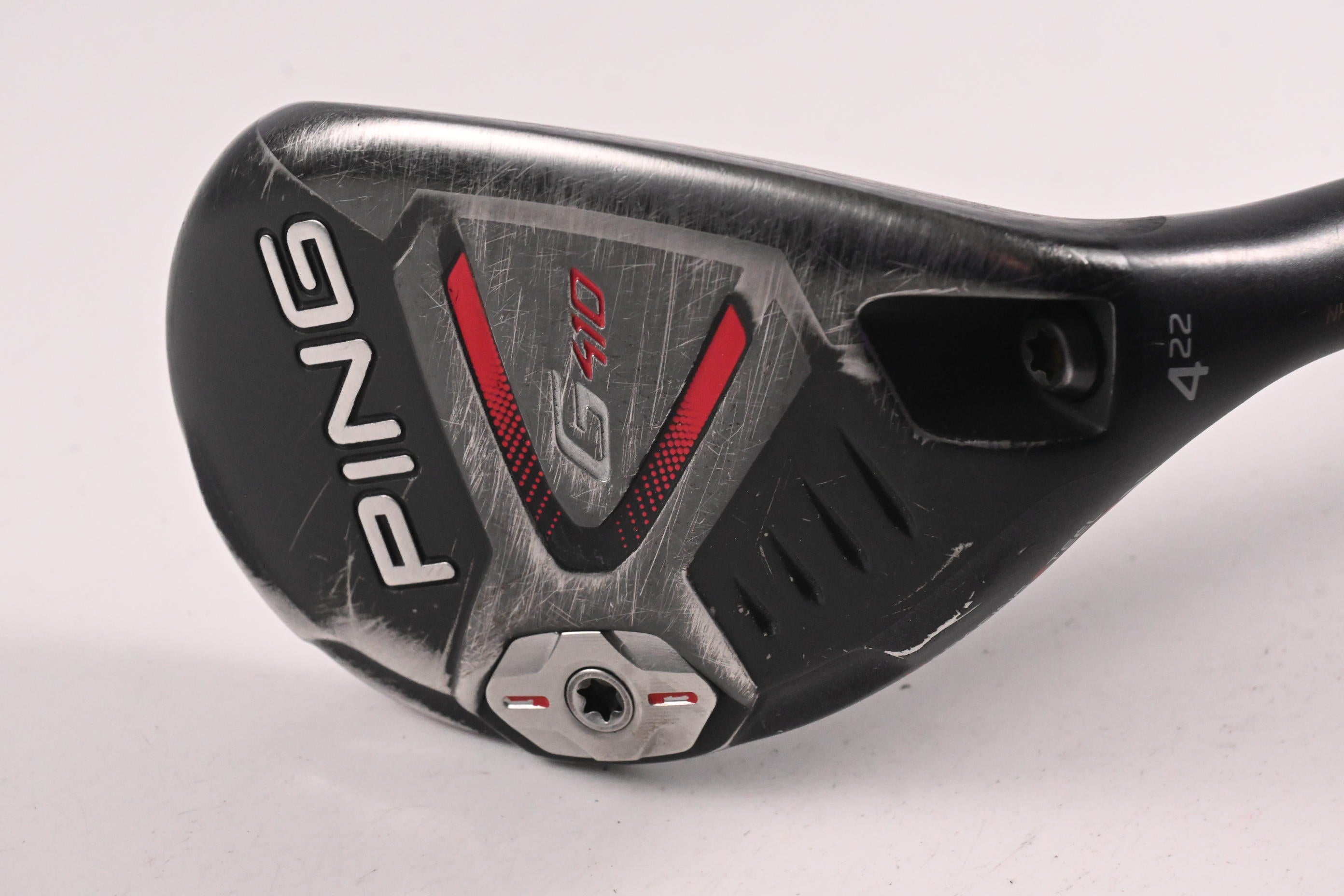 Ping G410 #4 Hybrid / 22 Degree / Regular Flex Ping Alta CB Red 70 Shaft