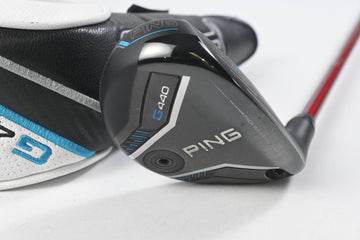 Ping G440 #4 Hybrid / 22 Degree / Stiff Flex Denali Red 80 Shaft