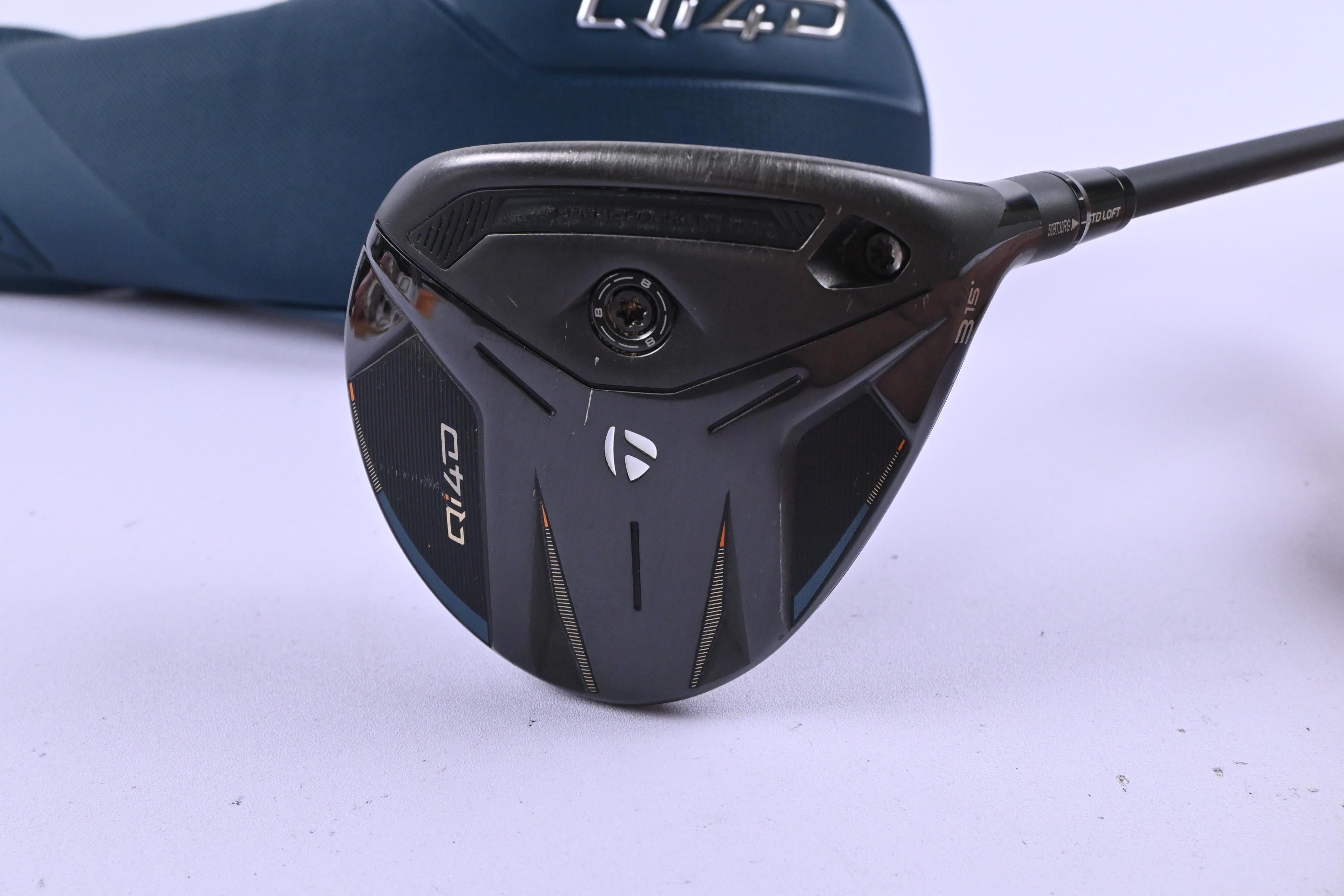 Taylormade Qi4D #3 Wood / 15 Degree / Stiff Flex Taylormade REAX 65 Shaft