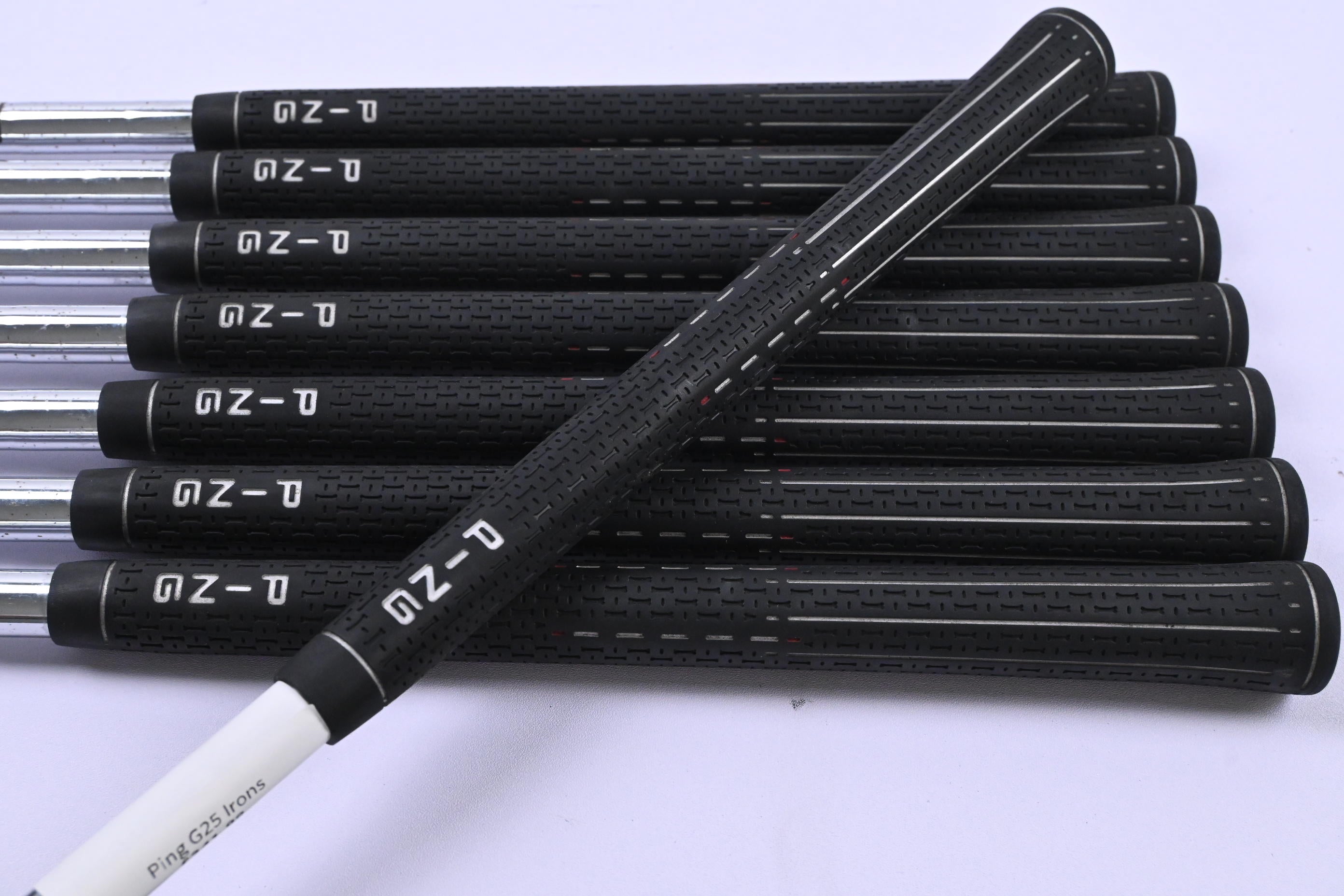 Ping G25 Irons / 6-PW+GW+SW+LW / Green Dot / Stiff Flex Ping CFS Shafts
