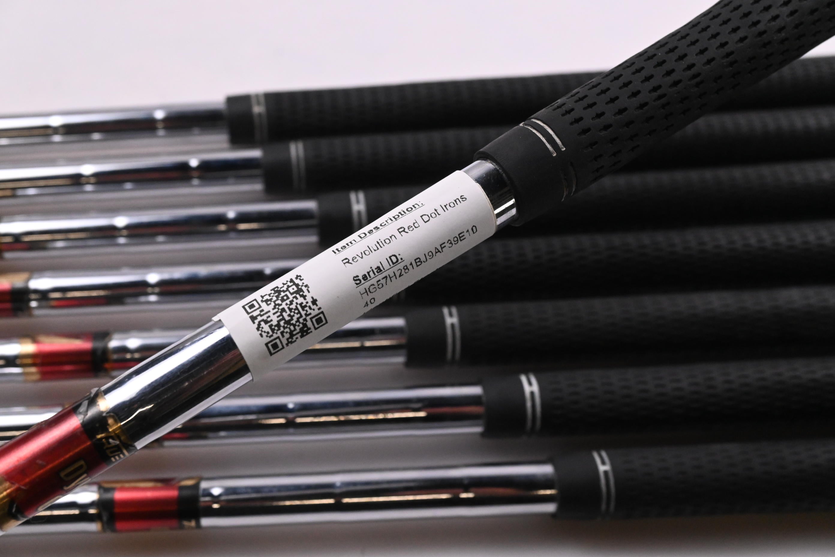 Maxfli Revolution Red Dot Irons / 3-PW / Regular Flex Dynalite Gold Shafts