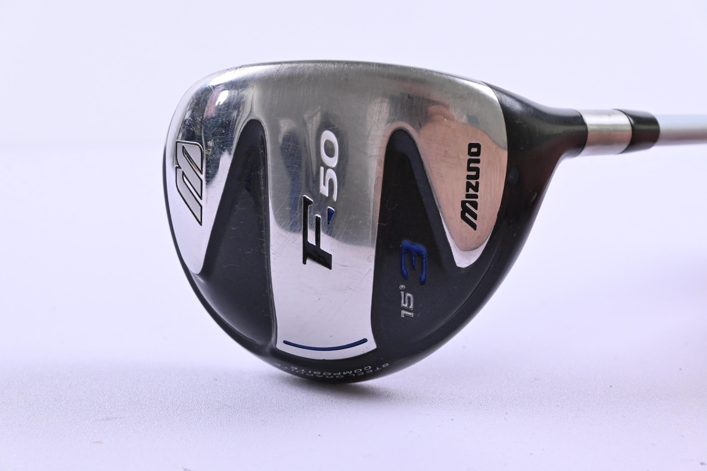 Mizuno F-50 #3 Wood / 15 Degree / Stiff Flex Mizuno Exsar FS2 Shaft