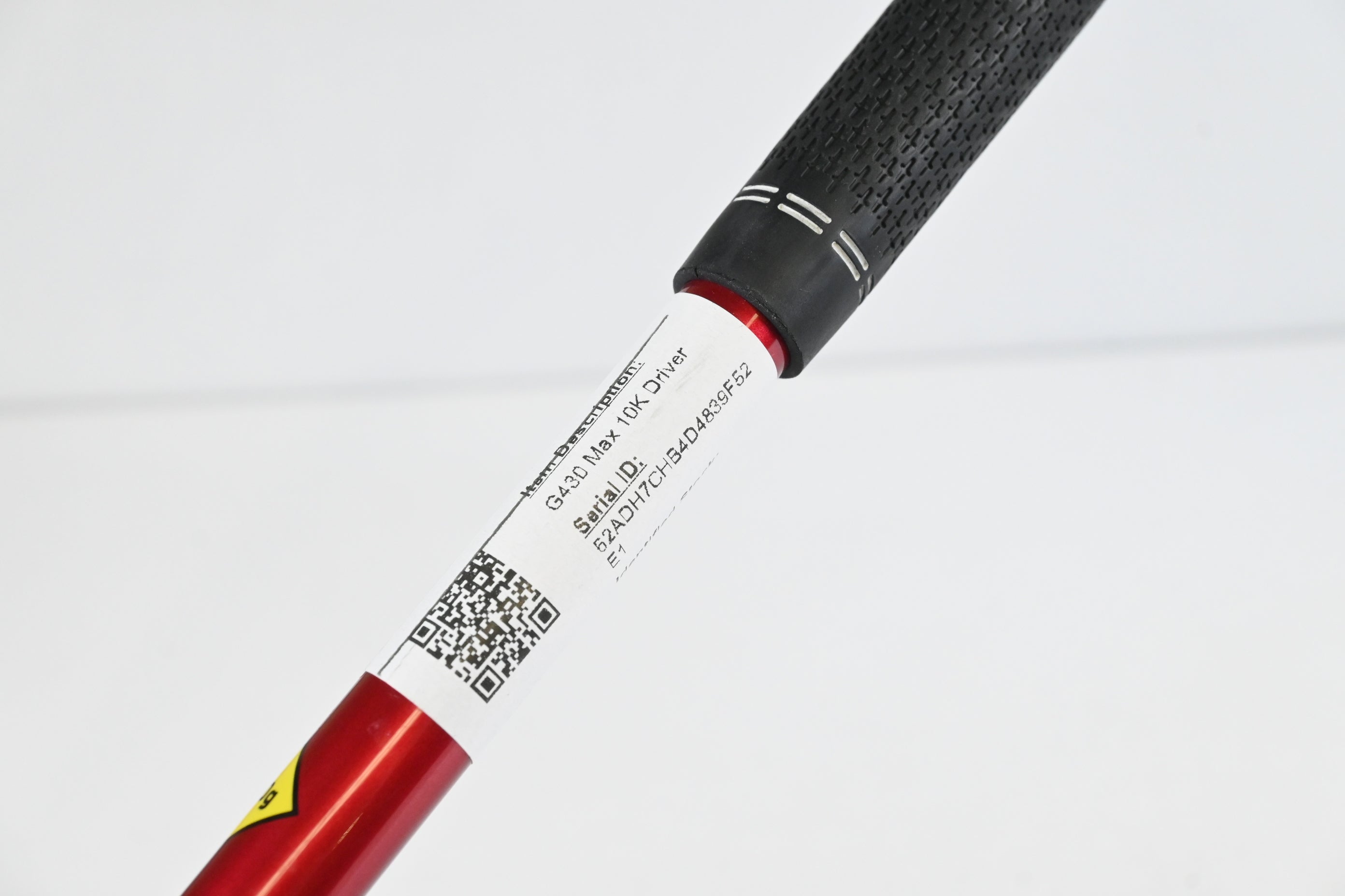 Ping G430 Max 10K Driver / 10.5 Degree / Regular Flex Hzrdus Smoke Red RDX 60