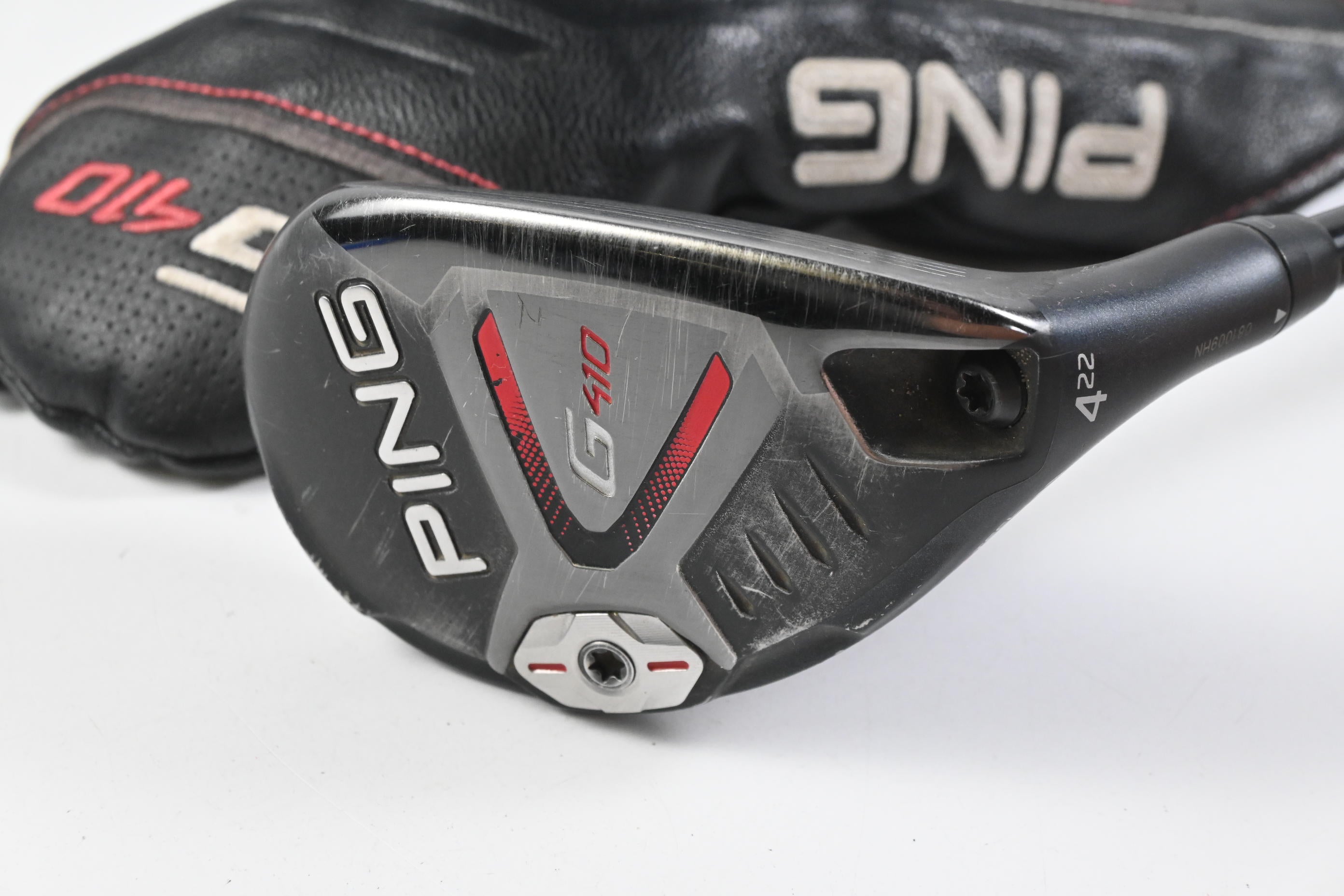 Ping G410 #4 Hybrid / 22 Degree / Stiff Flex Kai'li White 80 Shaft