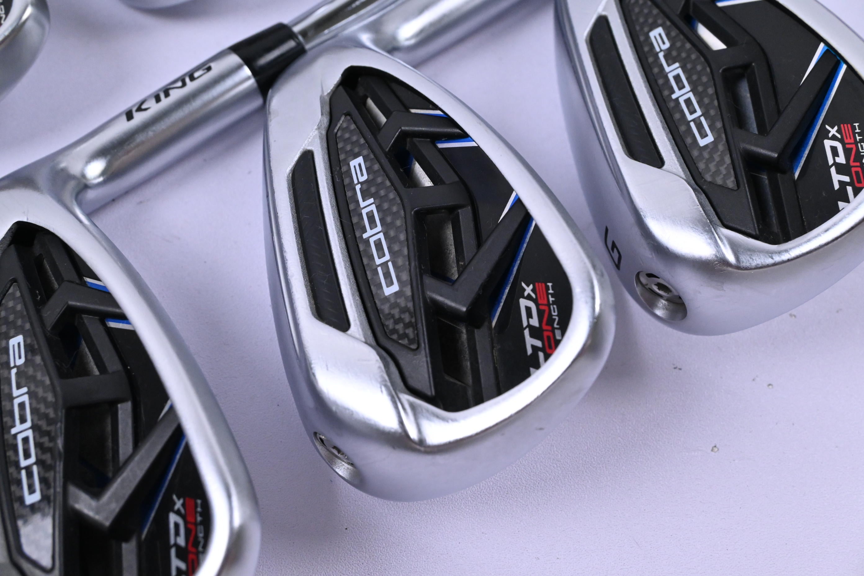 Cobra LTDx One Length Irons / 6-PW+GW / Regular Flex KBS Tour 90 Shafts