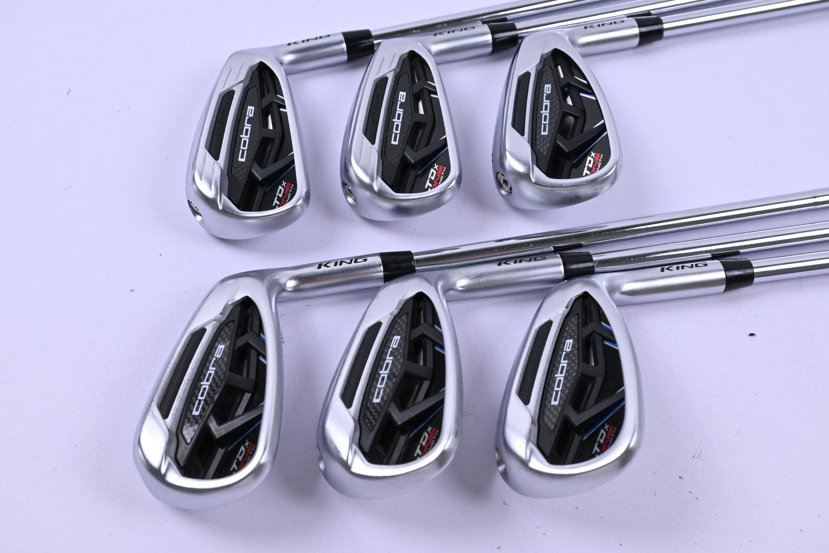 Cobra LTDx One Length Irons / 6-PW+GW / Regular Flex KBS Tour 90 Shafts