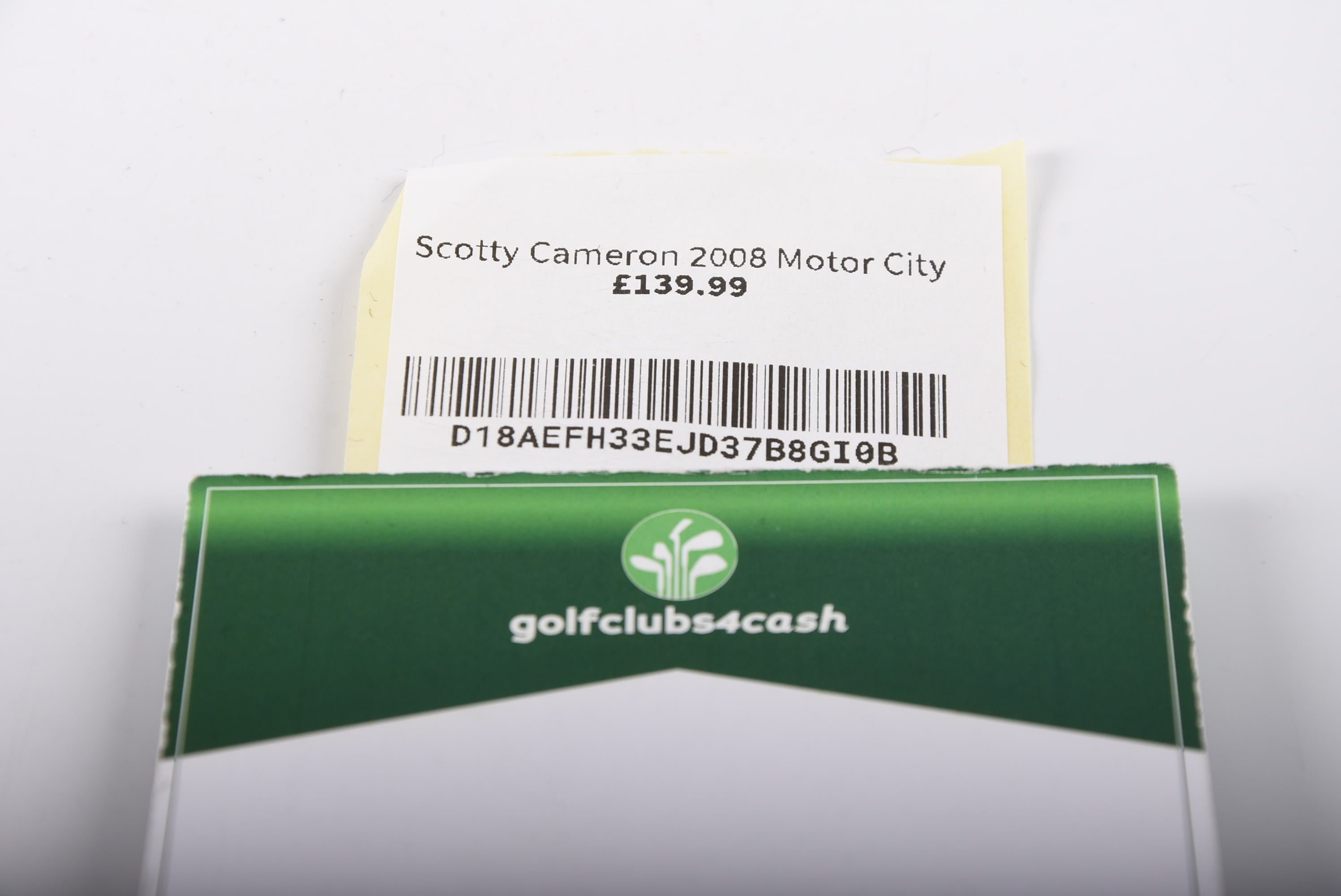 Scotty Cameron 2008 Motor City Championship Putter Cover / Blade / White