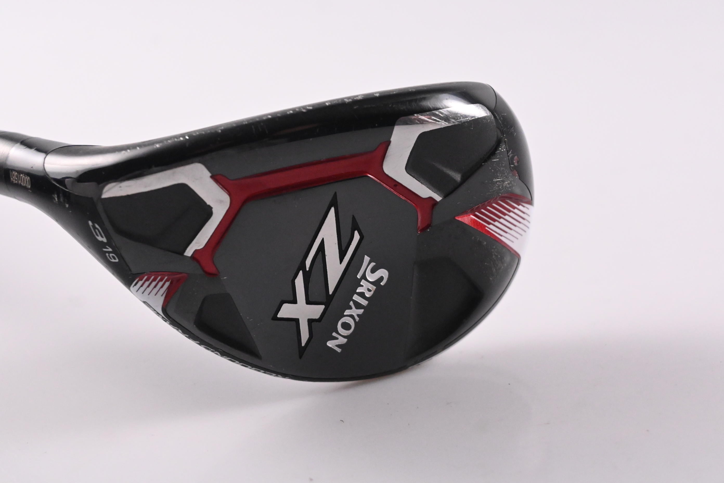 Left Hand Srixon ZX #3 Hybrid / 19 Degree / X-Flex HZRDUS Smoke Black 80 Shaft