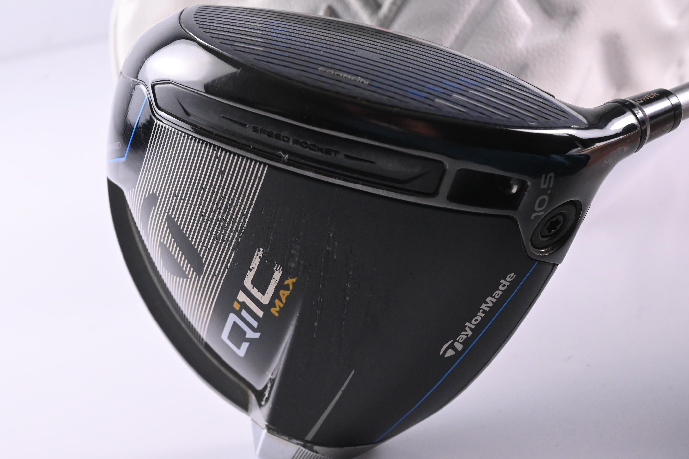 Taylormade Qi10 Max Driver / 10.5 Degree / Regular Flex Fujikura SpeederNX TCS