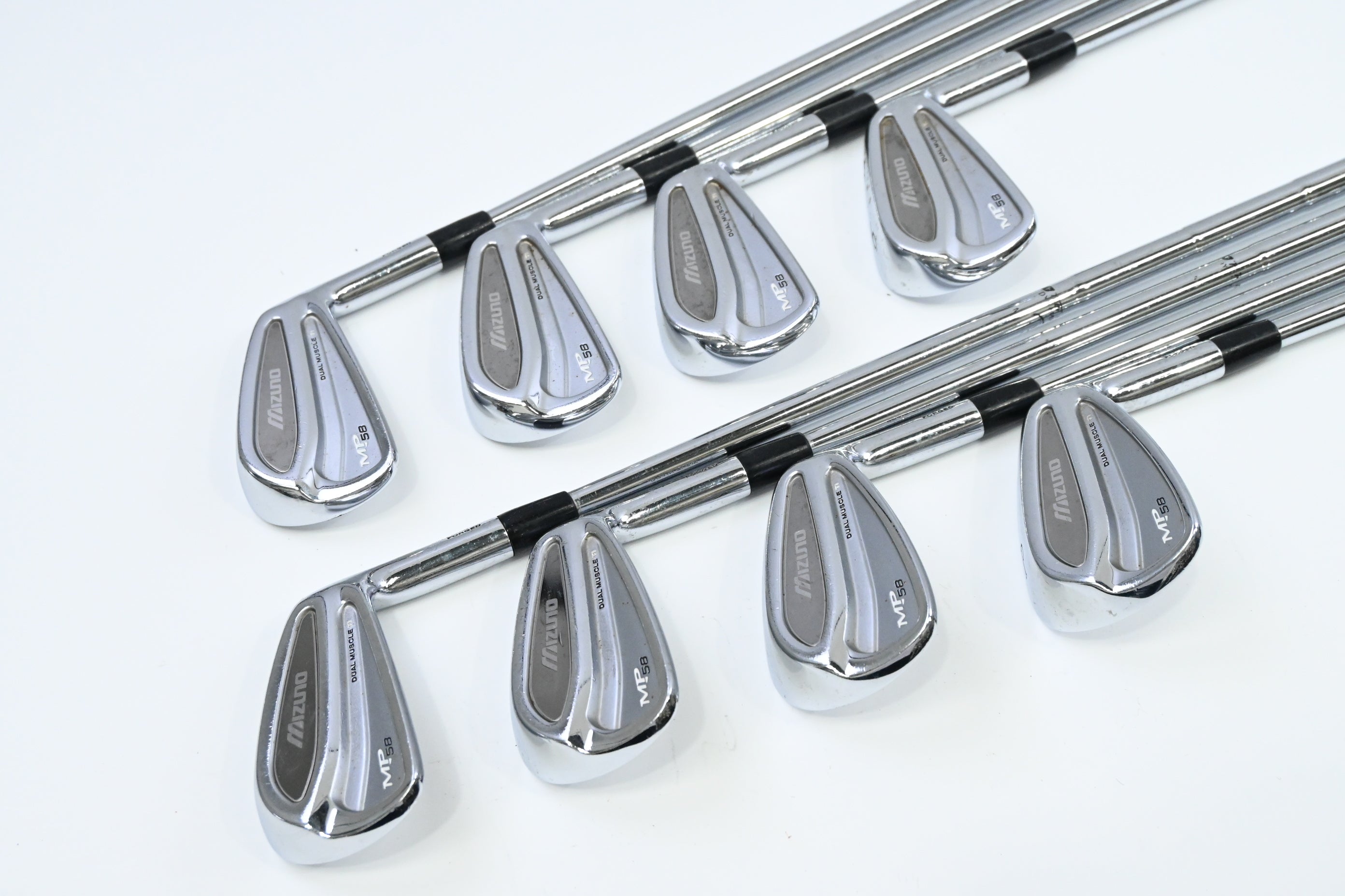 Mizuno MP-58 Irons / 3-PW / Stiff Flex Dynamic Gold SL S300 Shafts
