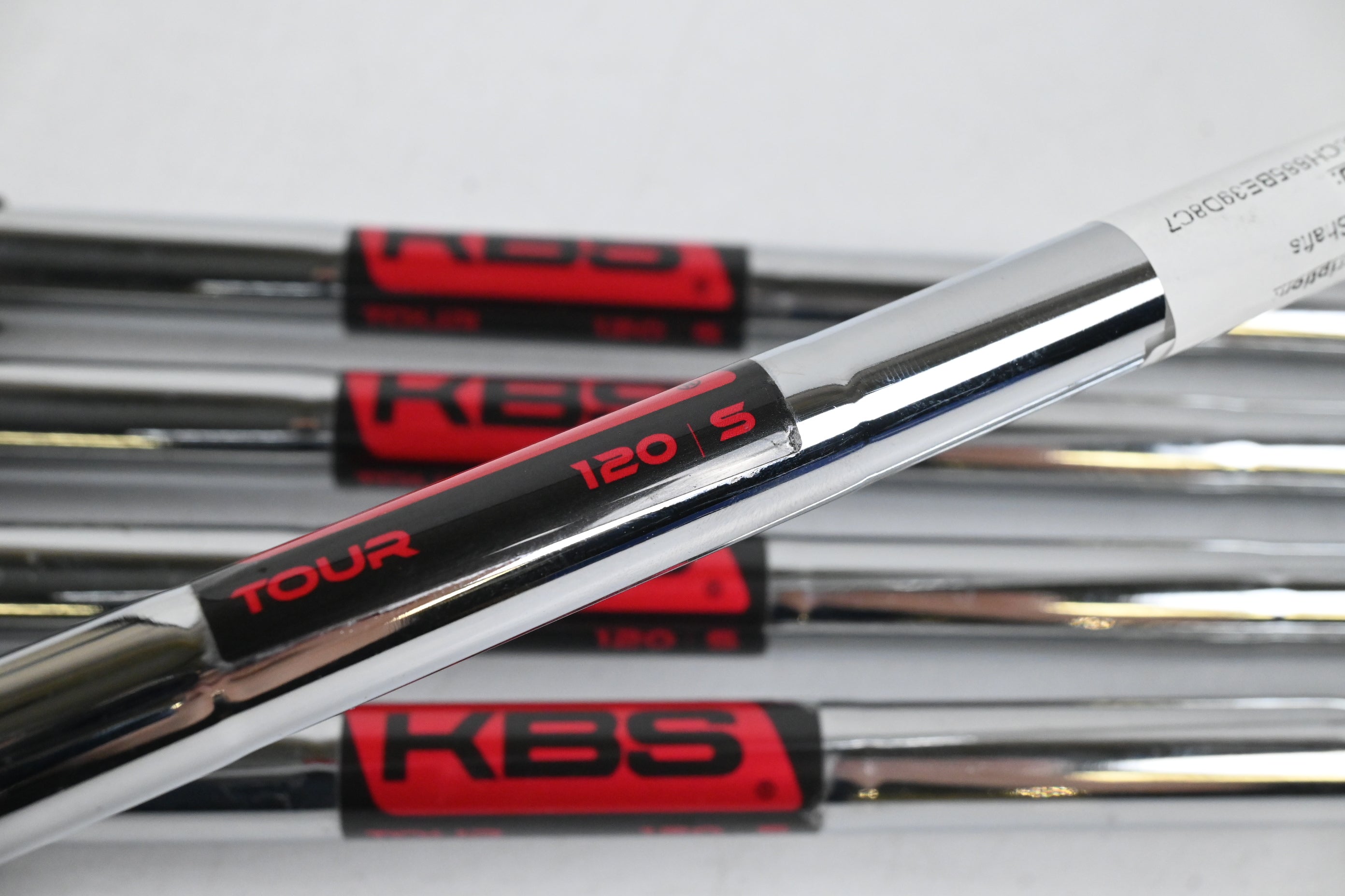 KBS Tour 120 Iron Shafts / Stiff Flex / Set of 5 / .370" Tip