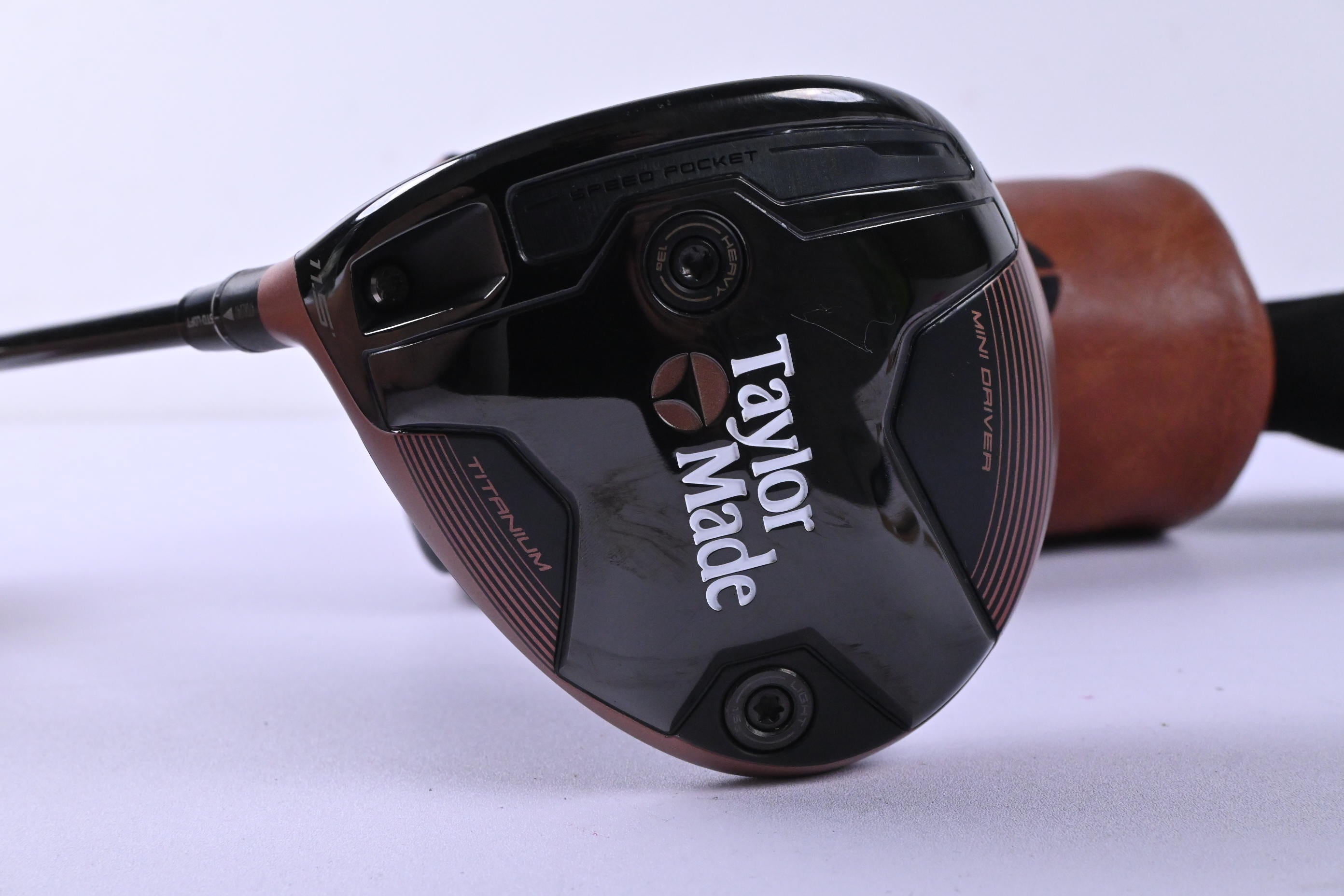 Left Hand Taylormade BRNR Copper Mini Driver / 11.5 Degree / Regular Flex UST 65
