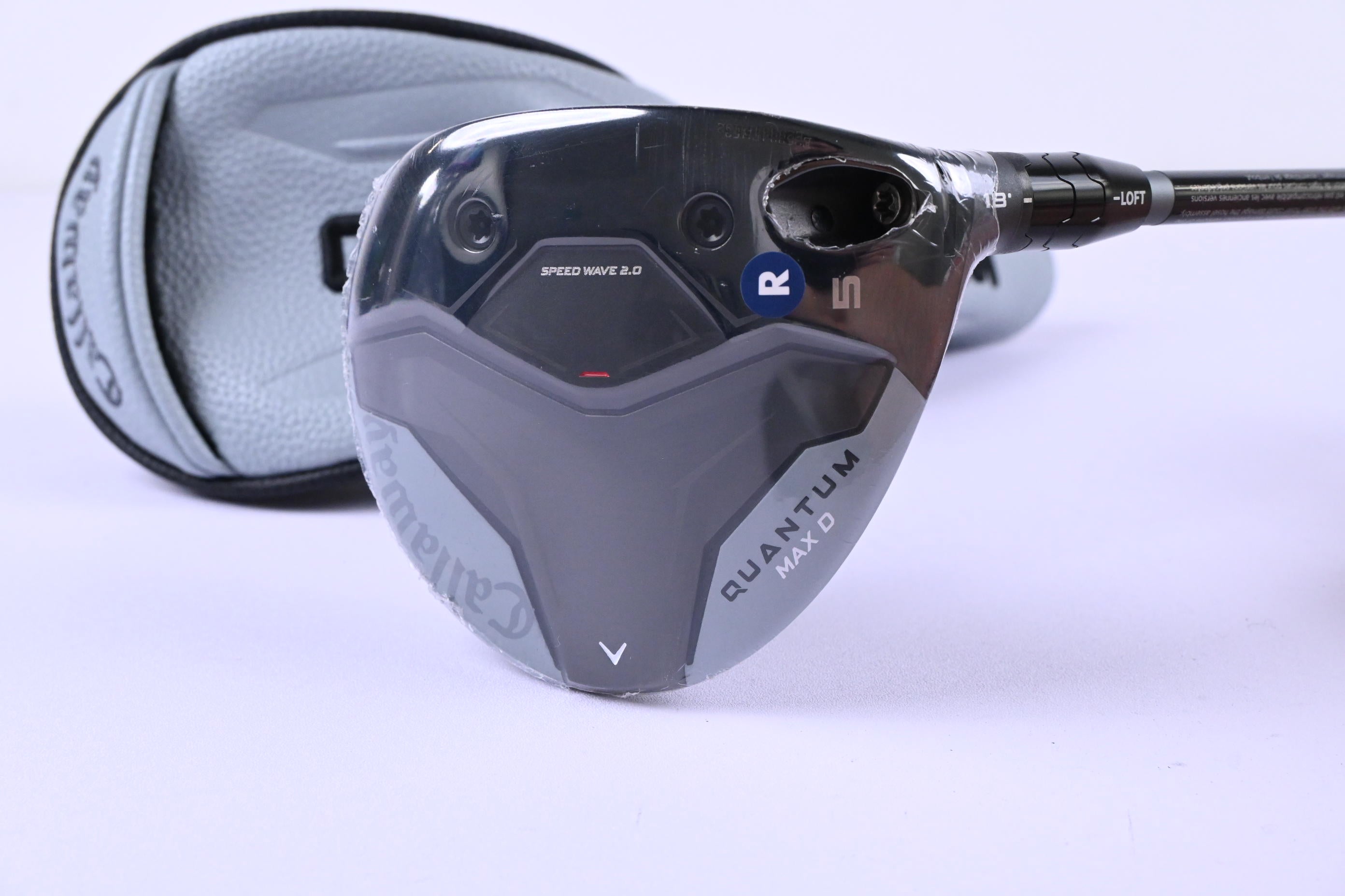 Callaway Quantum Max D #5 Wood / 18 Degree / Regular Flex Denali Frost Silver 60