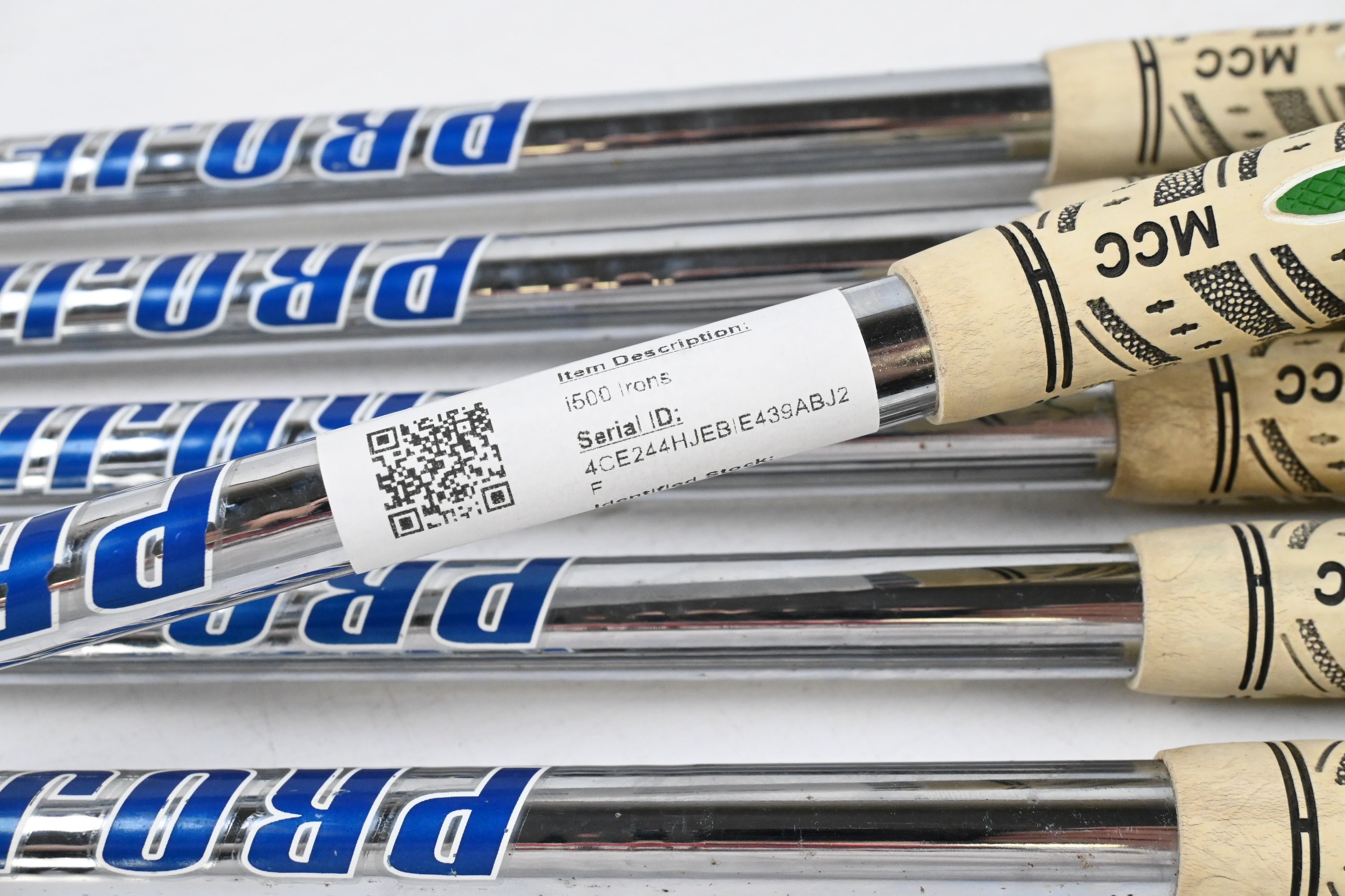 Ping i500 Irons / 6-PW / Blue Dot / Stiff Flex Project X LZ 120 Shafts