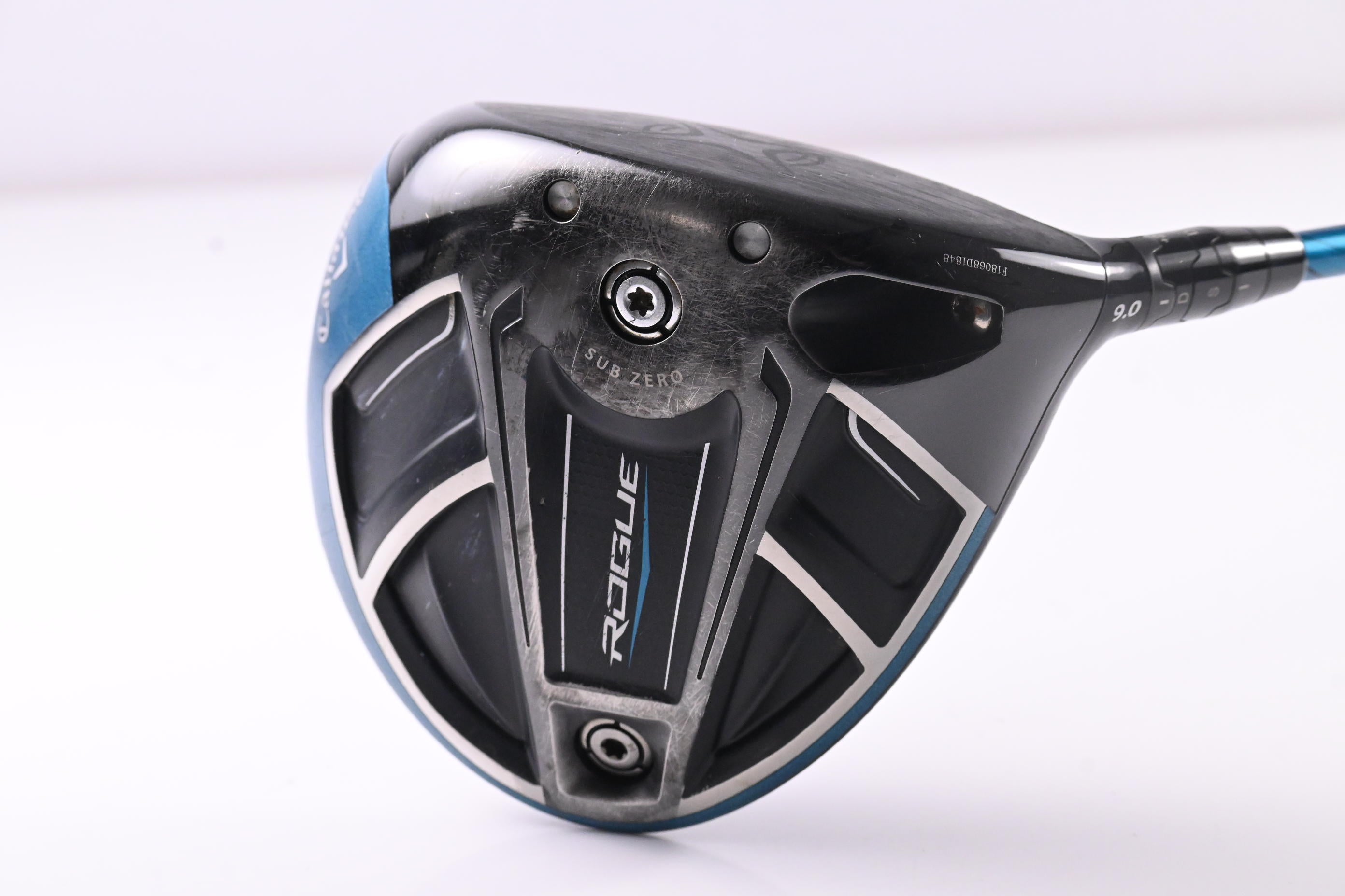 Callaway Rogue Sub Zero Driver / 9 Degree / Stiff Flex Evenflow Blue 65 shaft