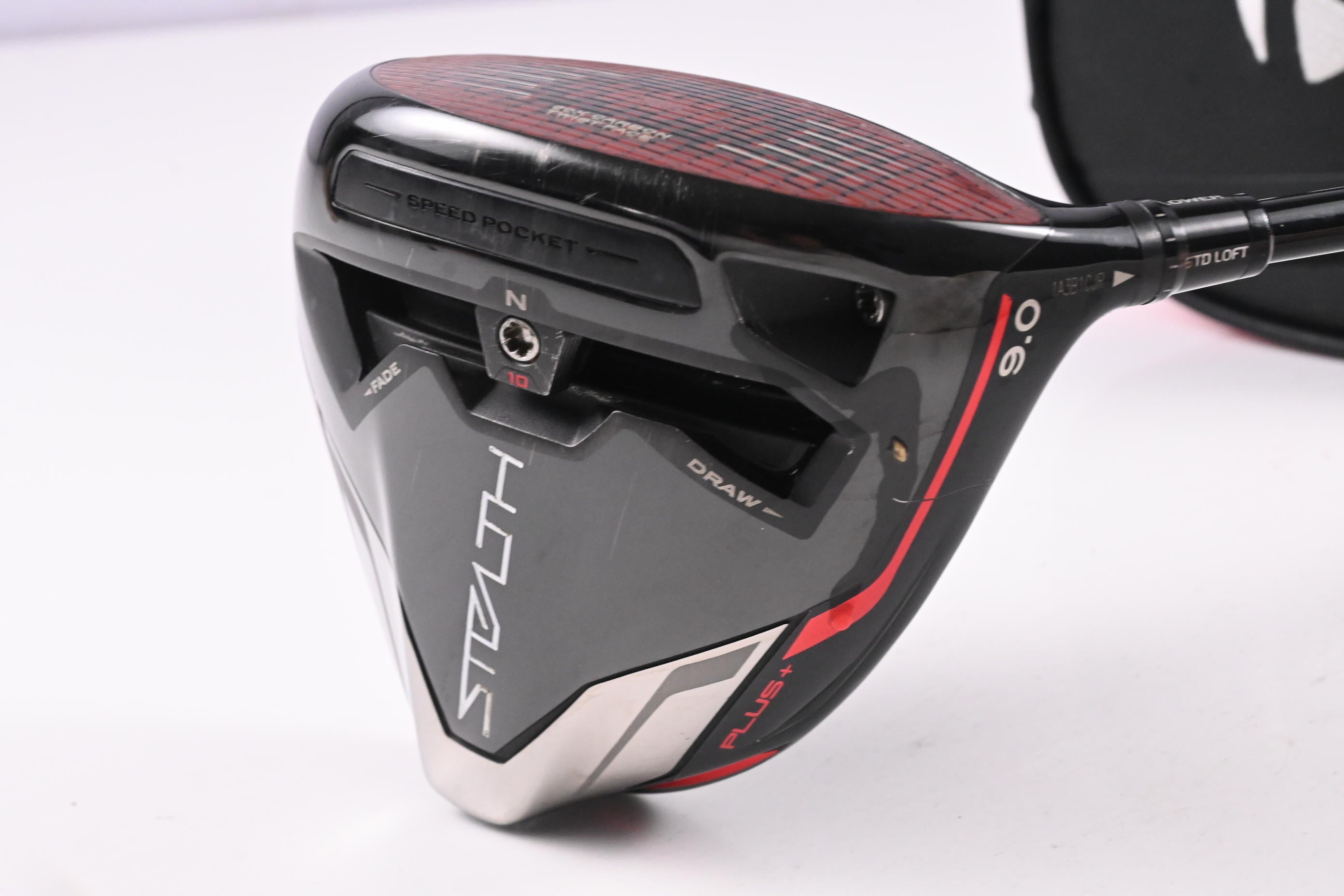 Taylormade Stealth Plus Driver / 9 Degree / X-Flex HZRDUS Black 60 Shaft