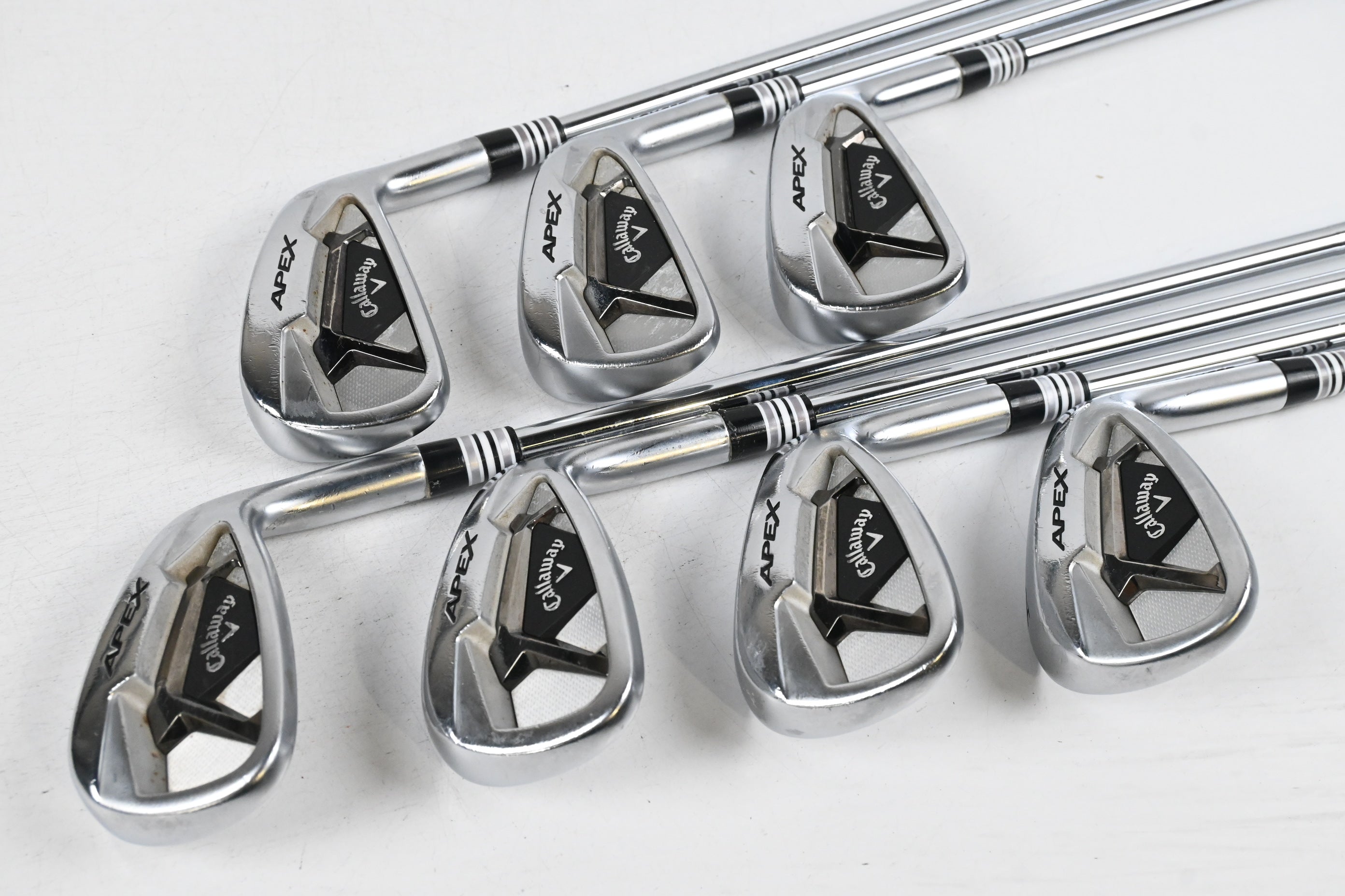 Callaway Apex 21 Irons / 5-PW+GW / Regular Flex Elevate MPH 85 Shafts