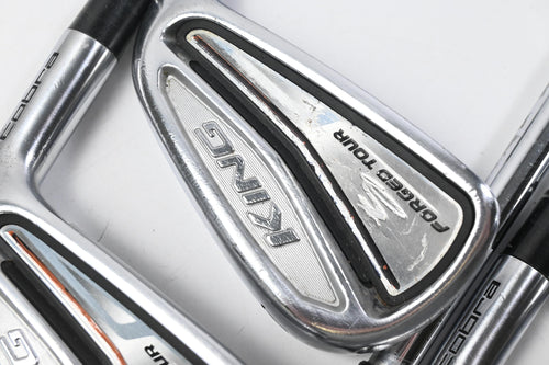 Cobra King Forged Tour Irons / 6-PW / Stiff Flex Dynamic Gold S300 Shafts