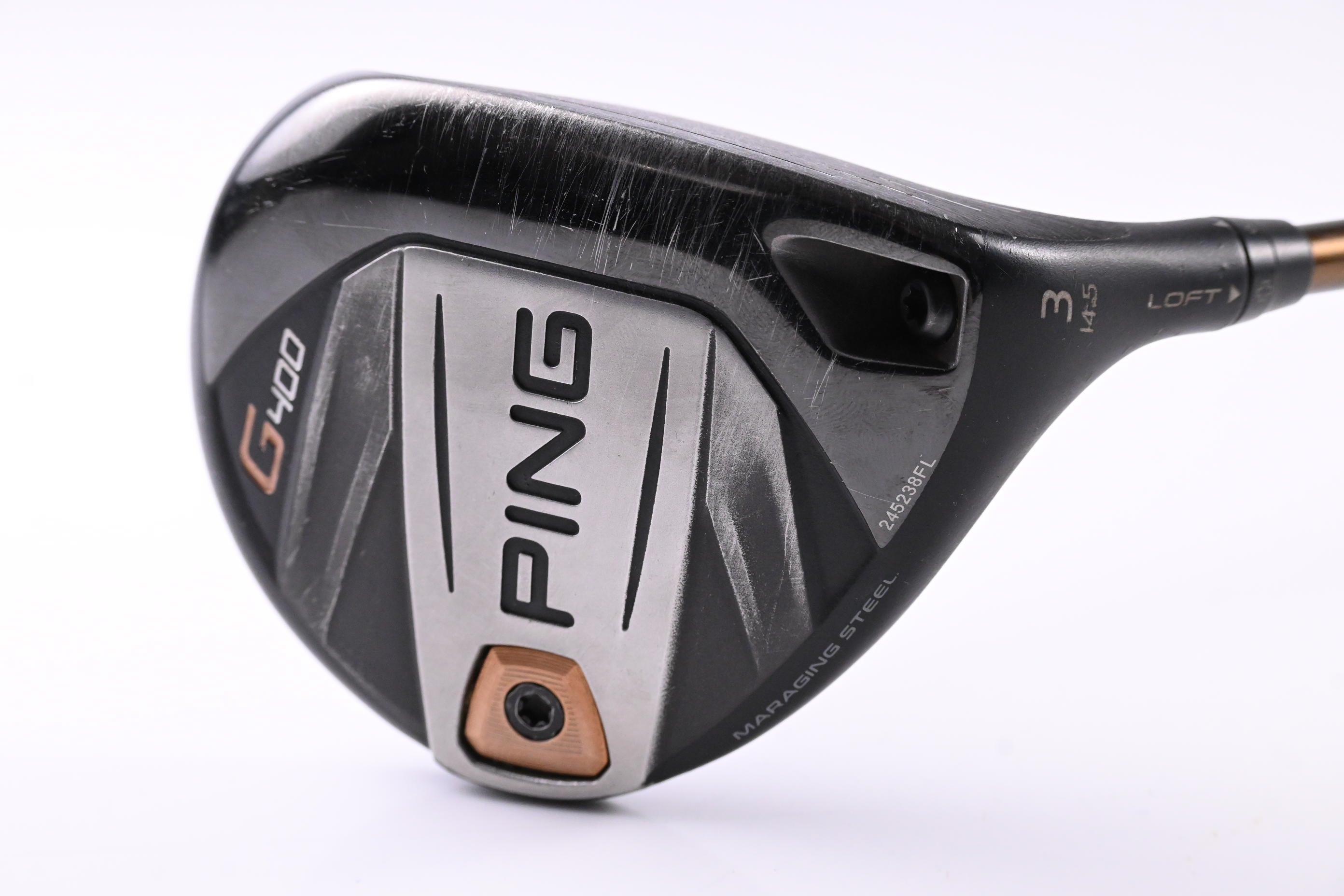 Ping G400 #3 Wood / 14.5 Degree / Regular Flex Ping Alta CB 65 Shaft