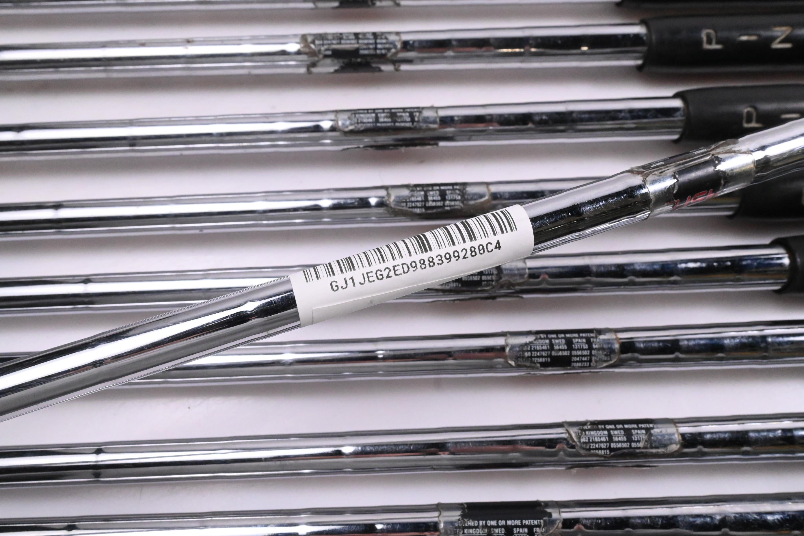 Left Hand Ping Zing 2 Irons / 3-PW+SW / Black Dot / Stiff Flex Ping JZ Shafts