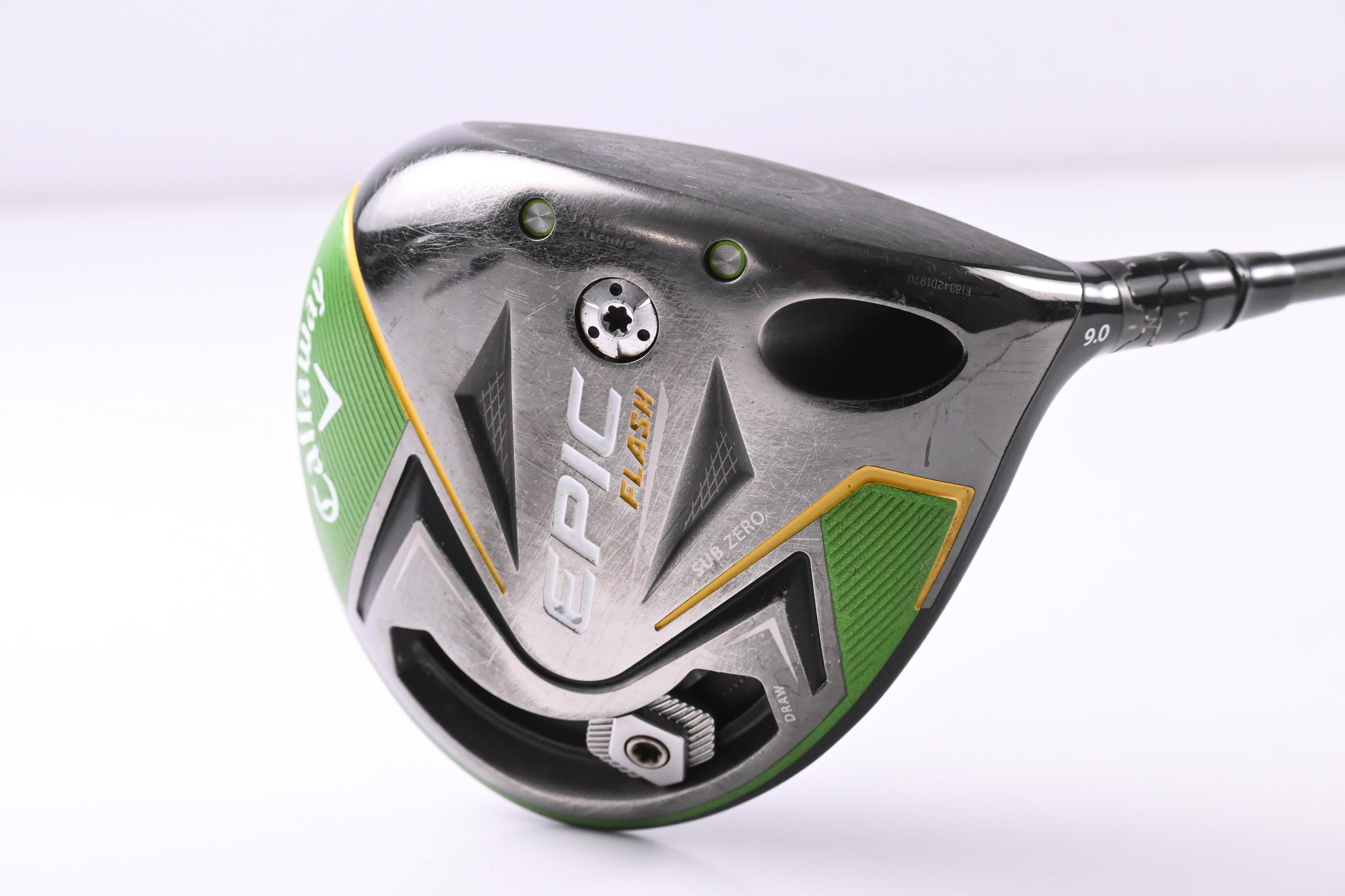 Callaway Epic Flash Driver / 9 Degree / Stiff Flex Evenflow Black 75 Shaft