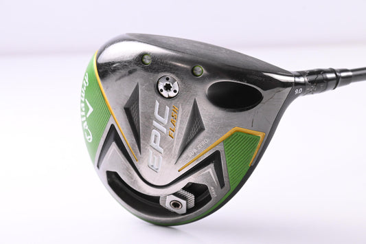 Callaway Epic Flash Driver / 9 Degree / Stiff Flex Evenflow Black 75 Shaft